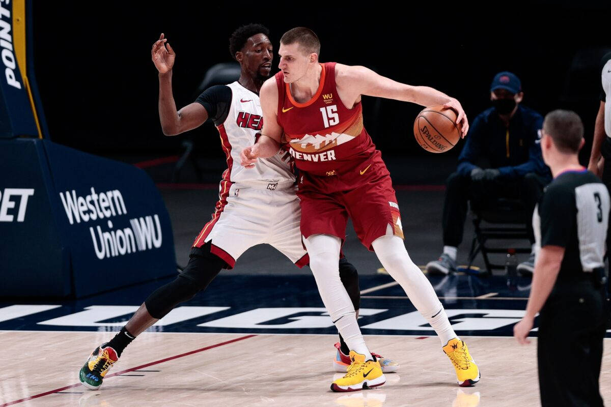 Bam Adebayo Guarding Nikola Jokić