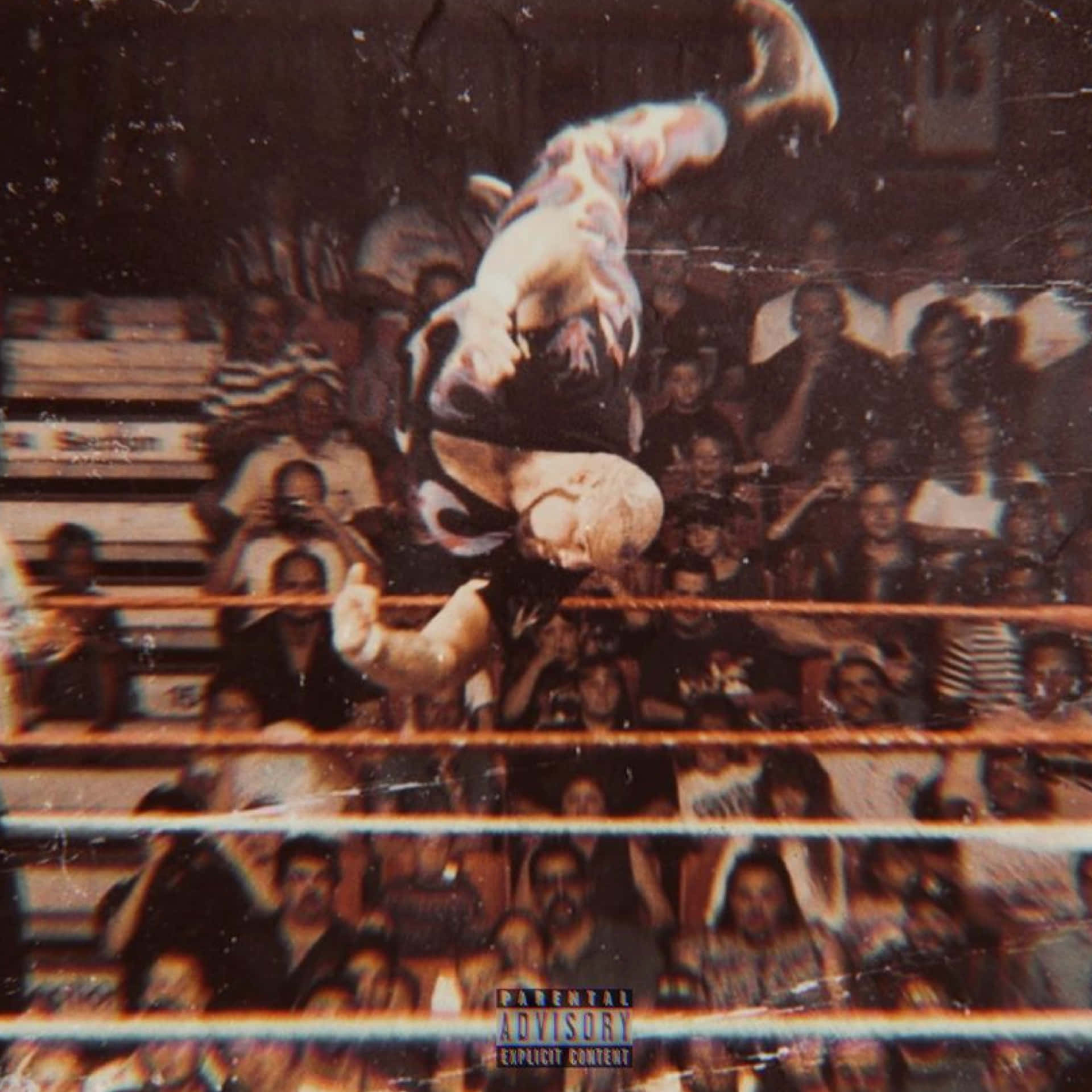 Bam Bam Bigelow Mid-flight Flip Pro-wrestling Background