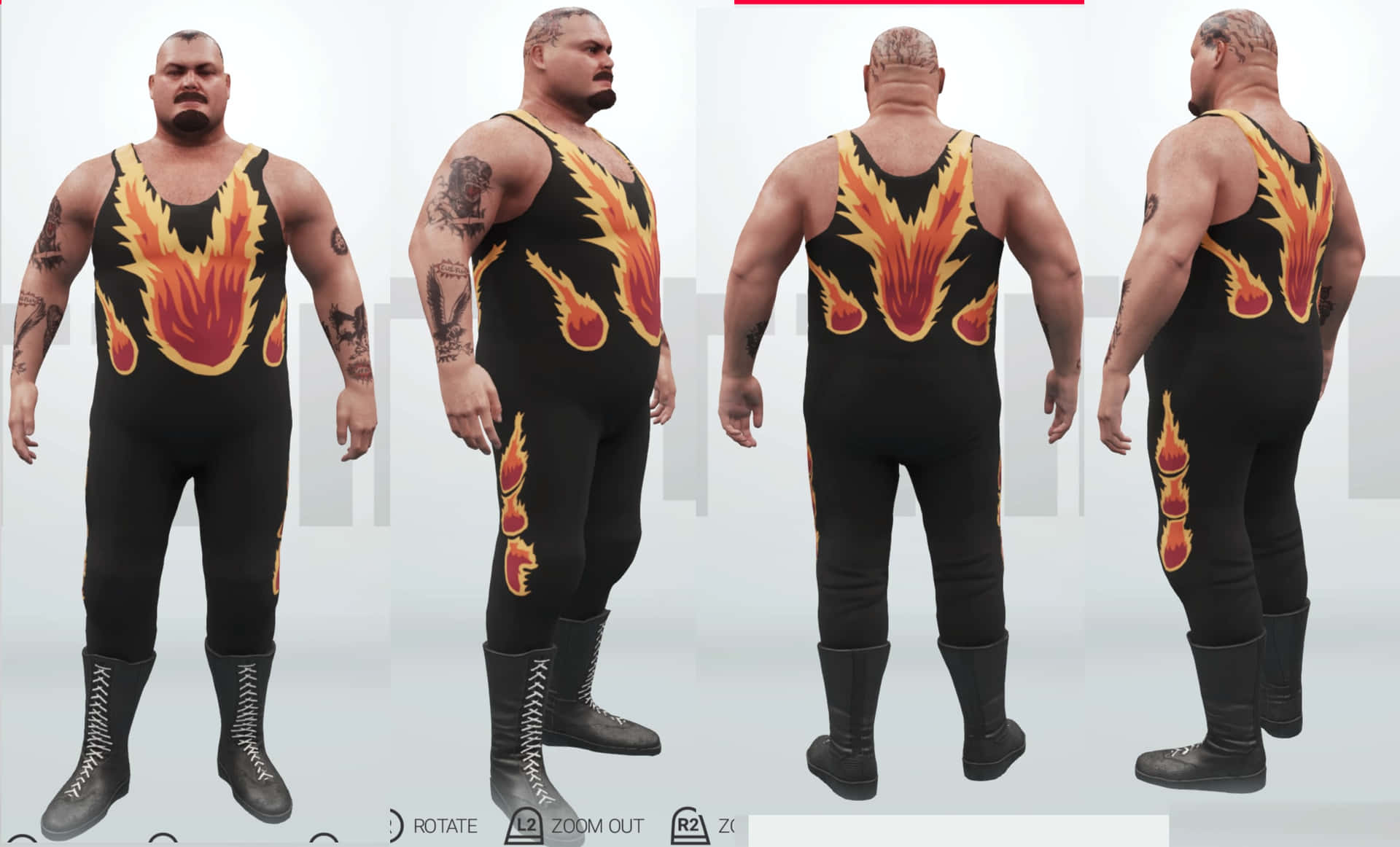 Bam Bam Bigelow Video Game 80's Njpw Era Background