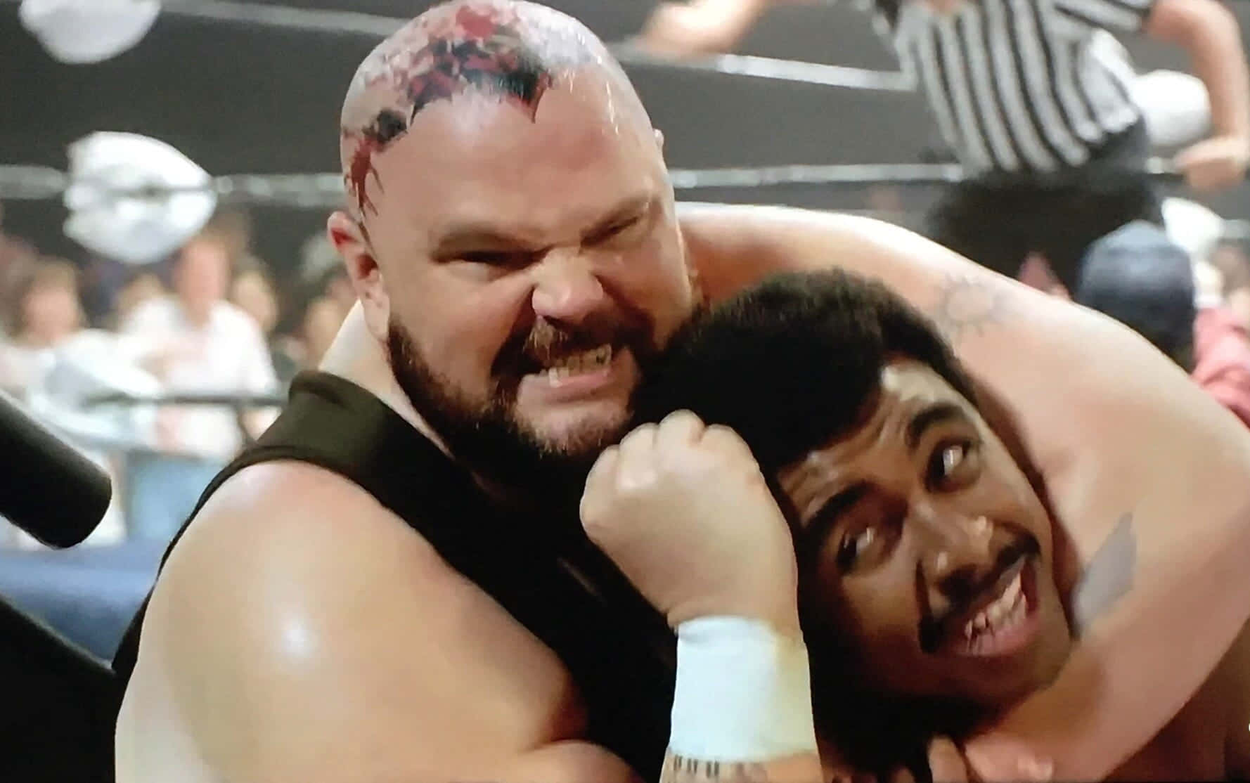 Bam Bam Bigelow Vs. Rocky Johnson Young Rock Background