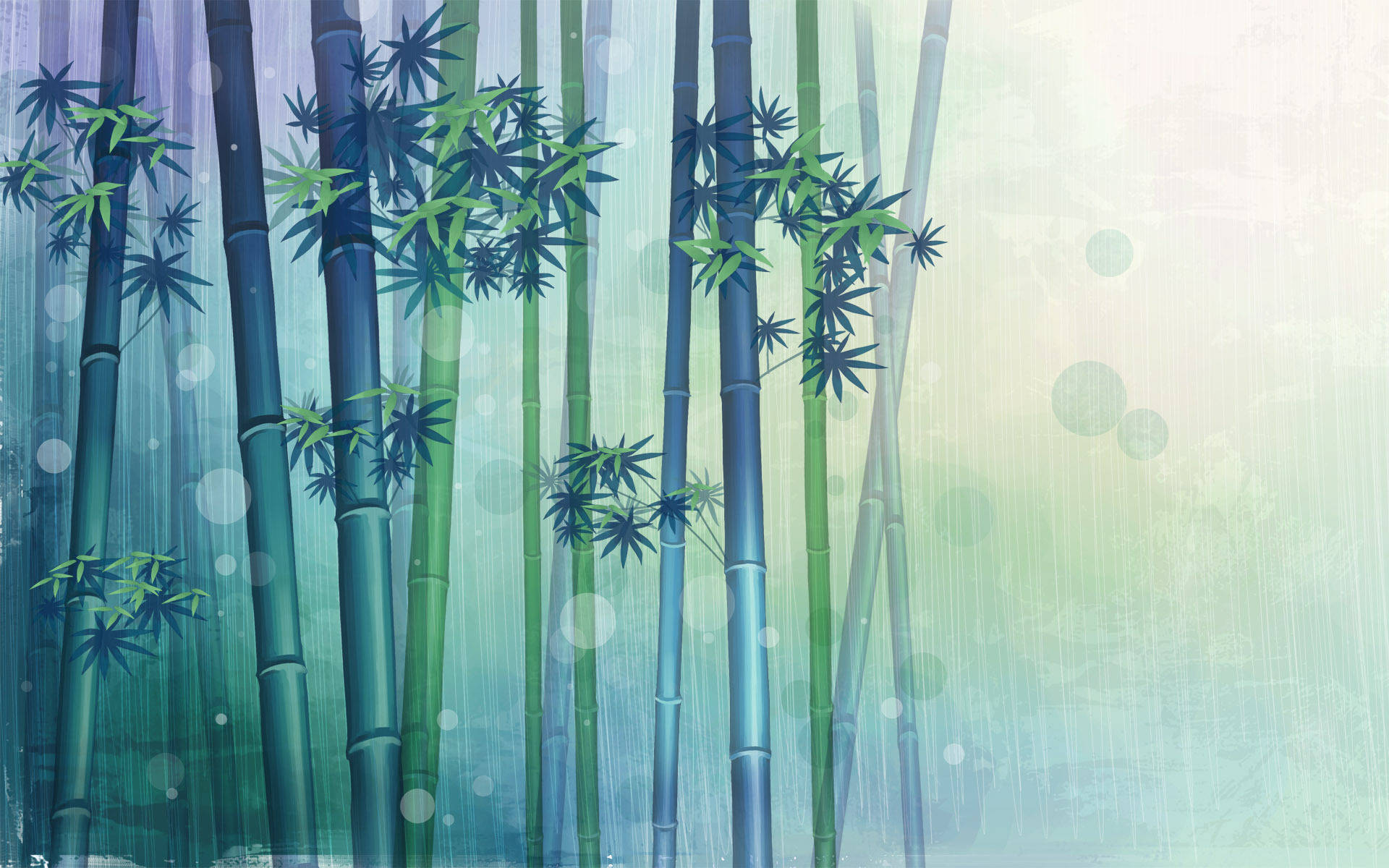Bamboo Digital Art Background