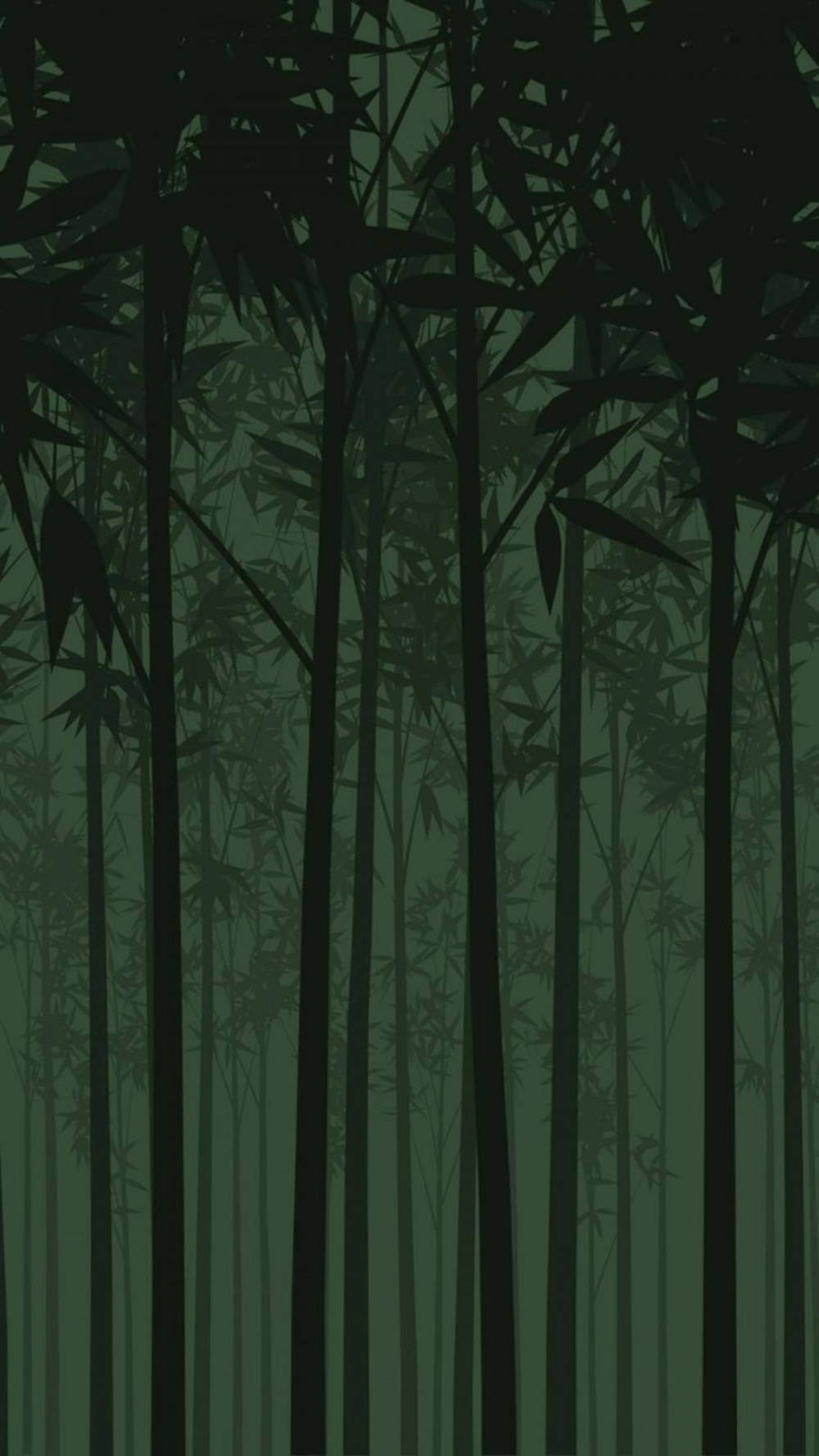 Bamboo Silhouette Art Iphone