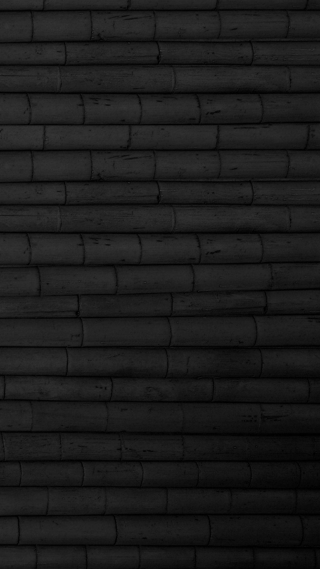 Bamboo Solid Black Iphone Background