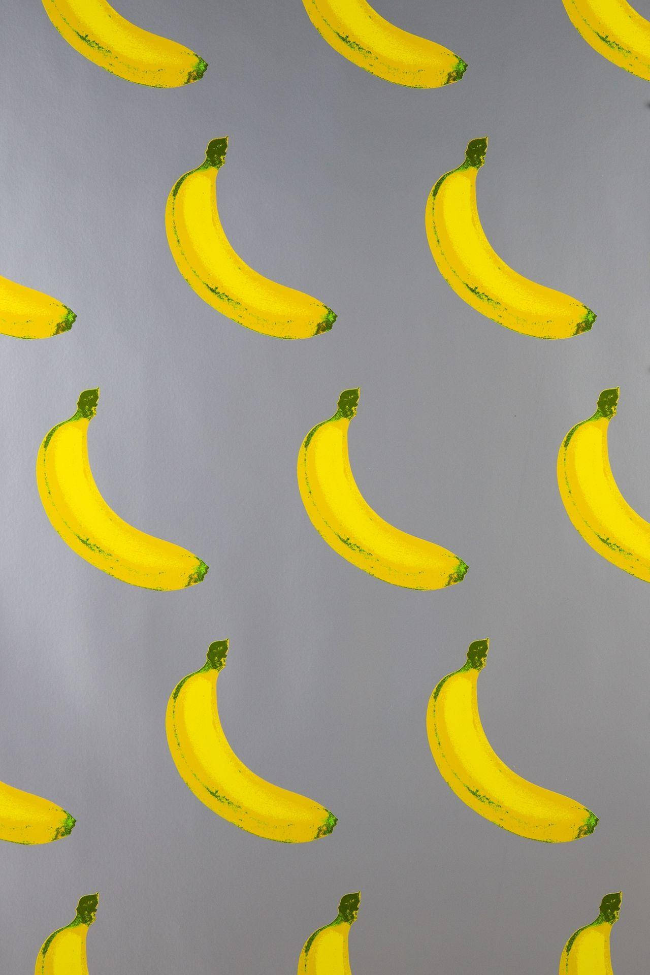 Banana Art Pattern Background