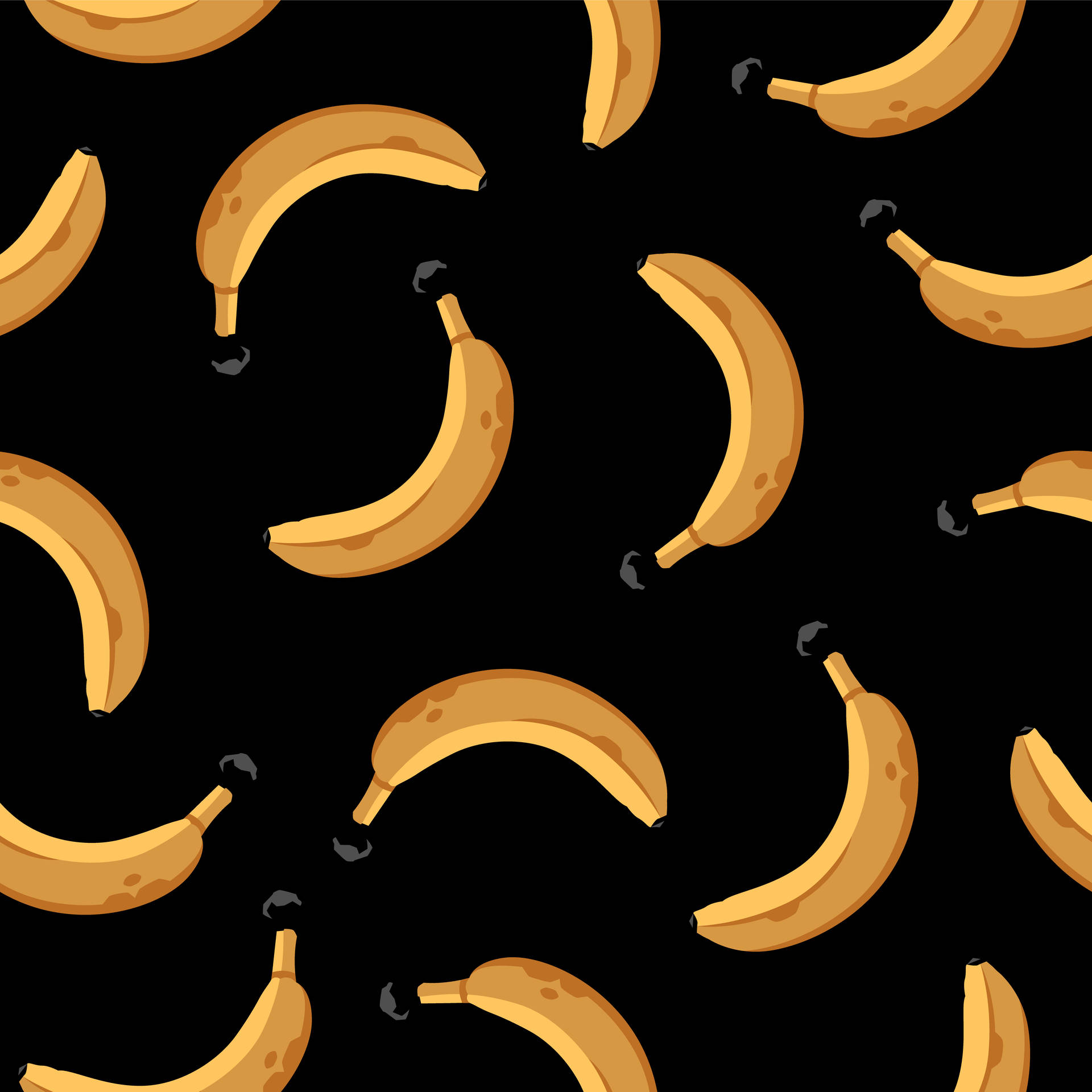 Banana Fingers Pattern Background