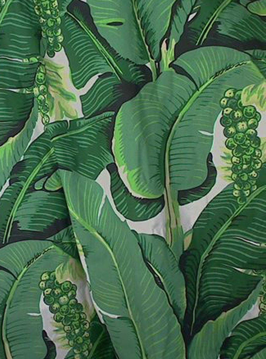 Banana Leaf Tapestry Art Background