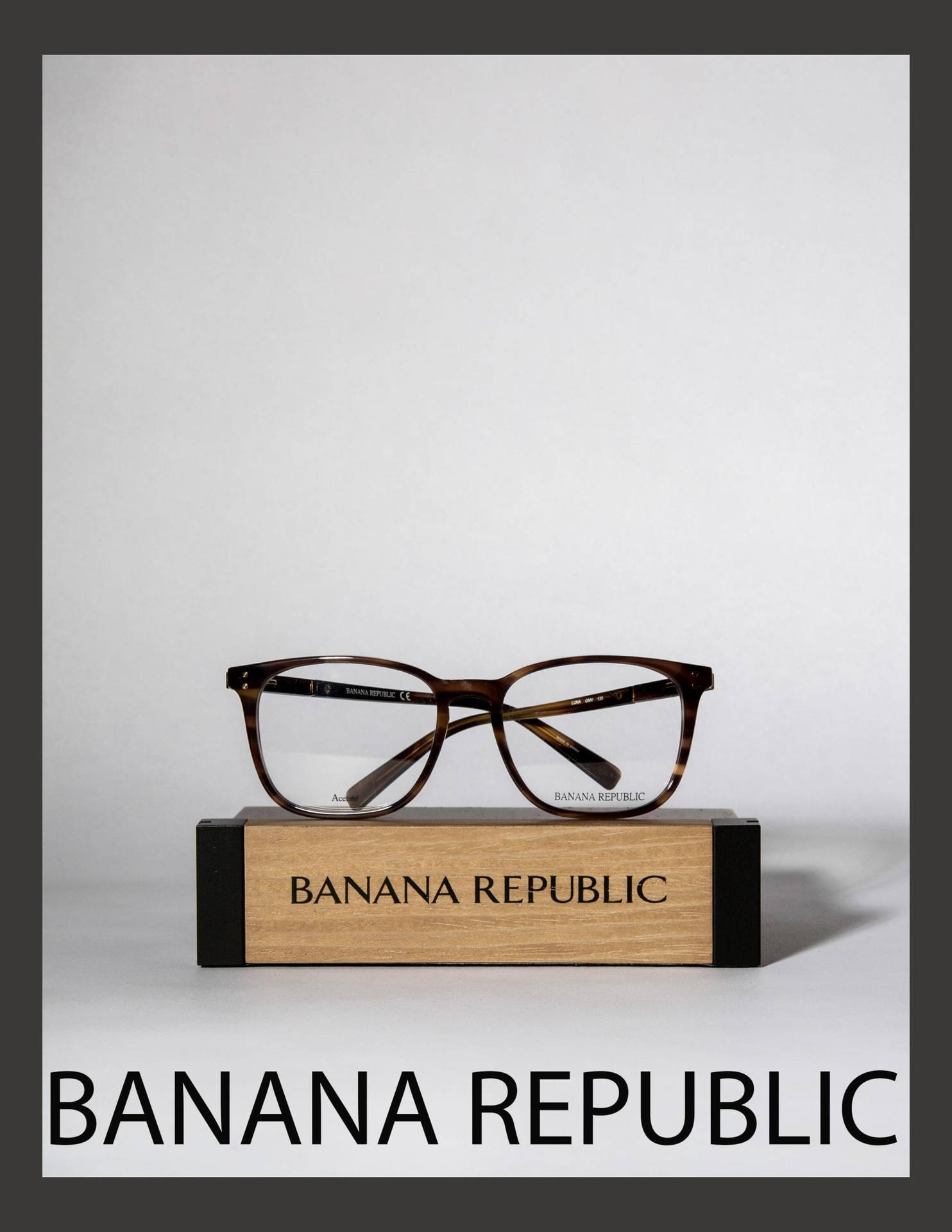 Banana Republic Eyeglasses Poster Background