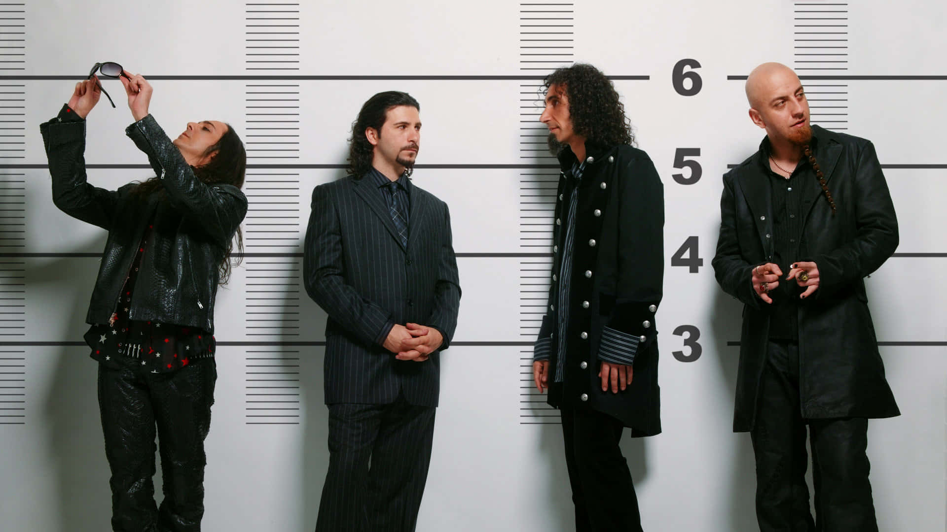 Band Mugshot Style Photo