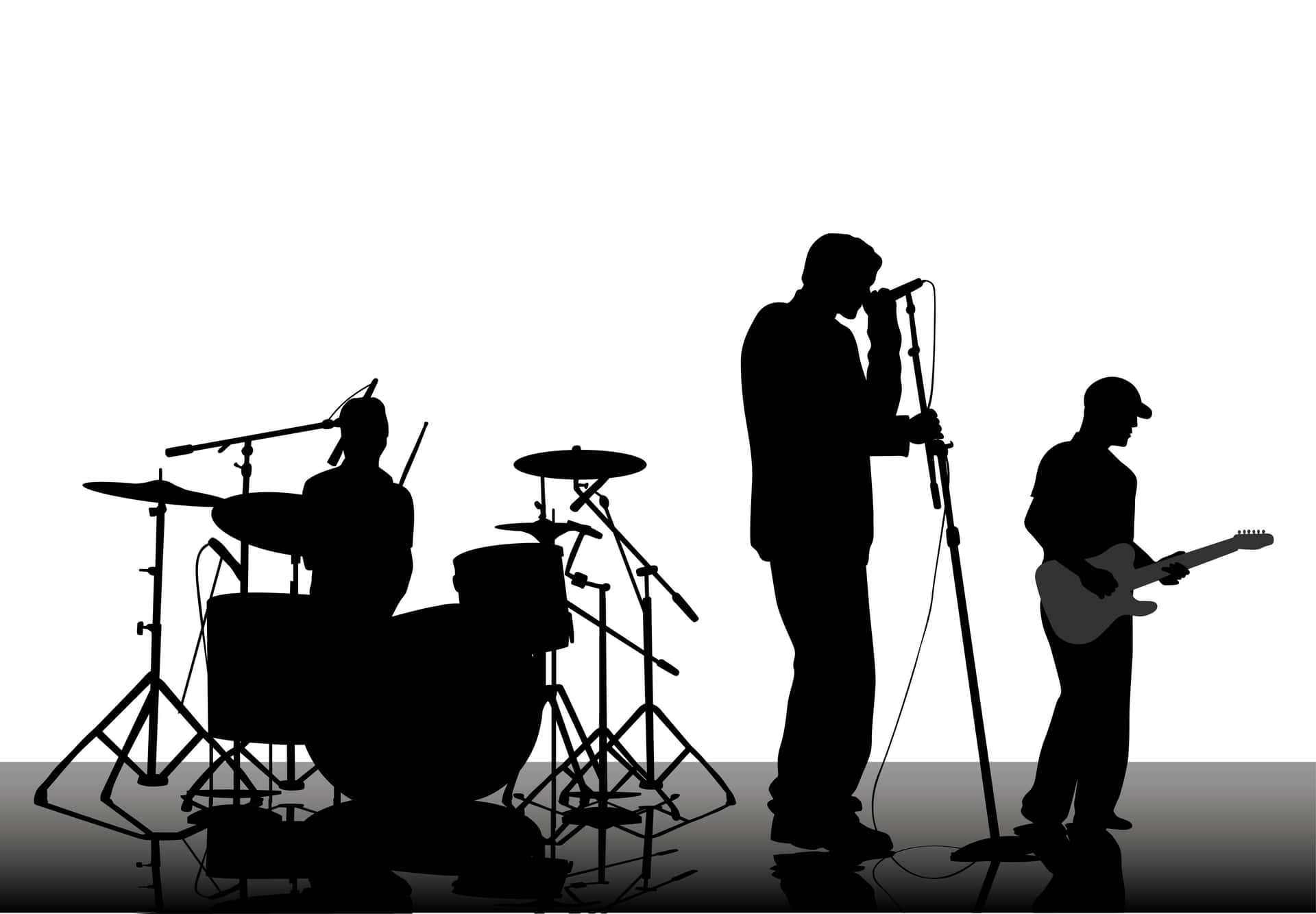 Band Silhouette Performance Background