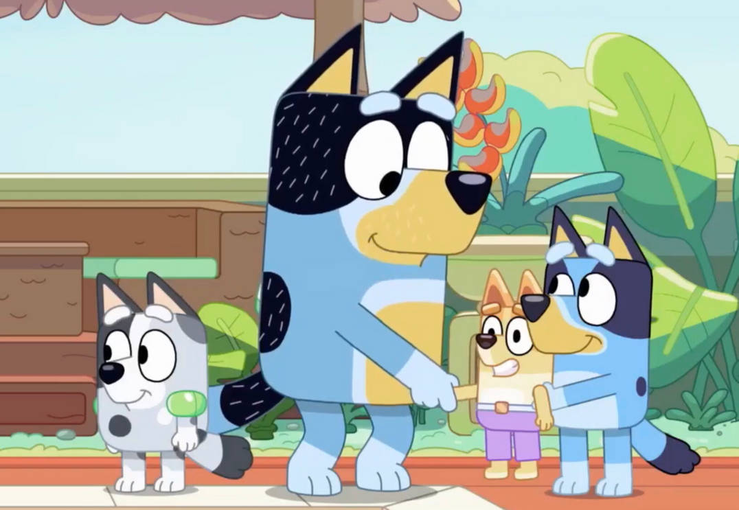 Bandit, Bluey, Muffin And Bartleby Background