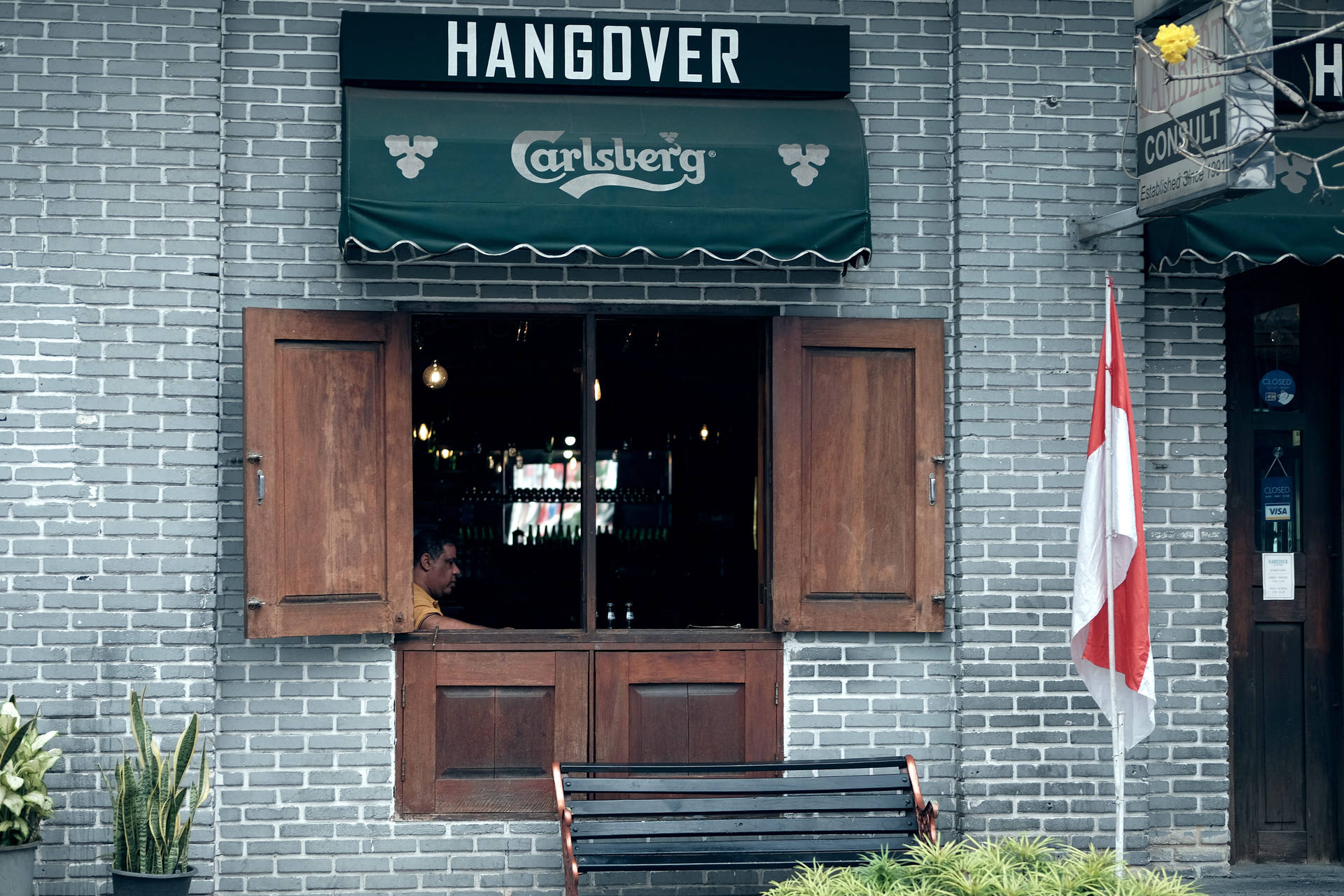 Bandung City Hangover Bar Background