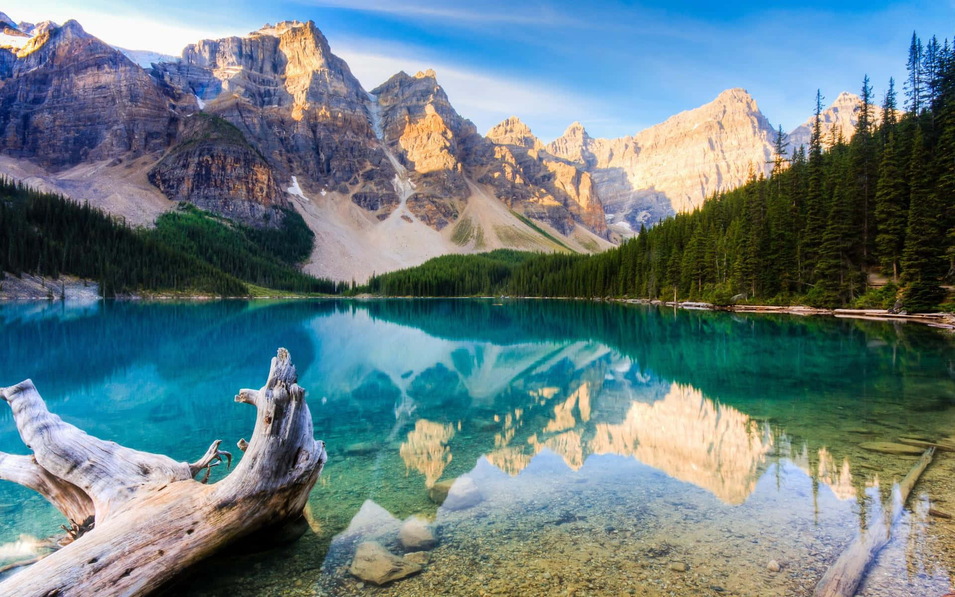 Banff National Park Mountain Landscape Background