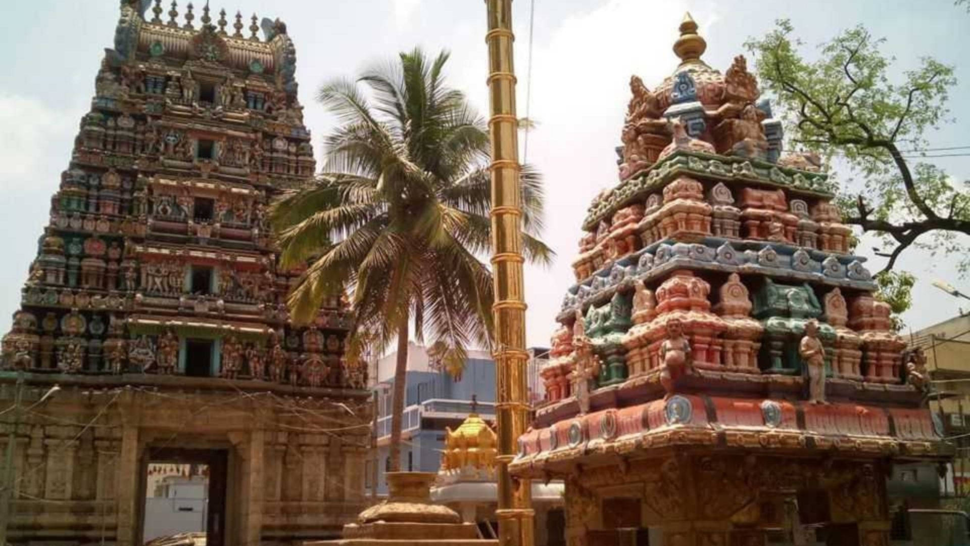 Bangalore Halasuru Someshwara Temple Background