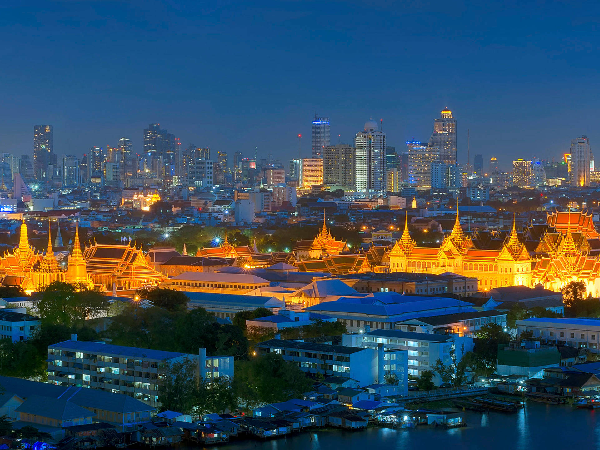 Bangkok's Royal Grand Palace Background