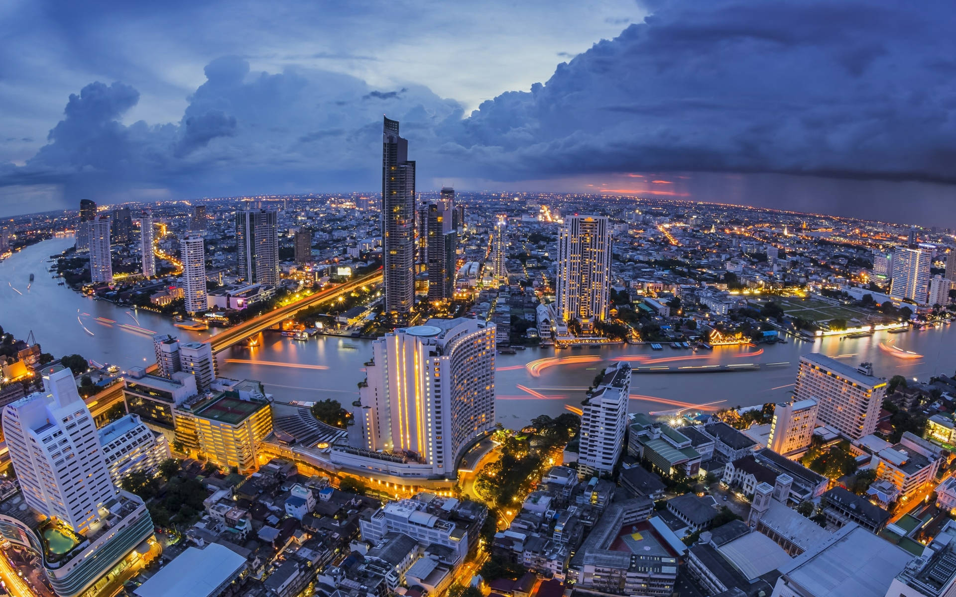 Bangkok Thailand View Background