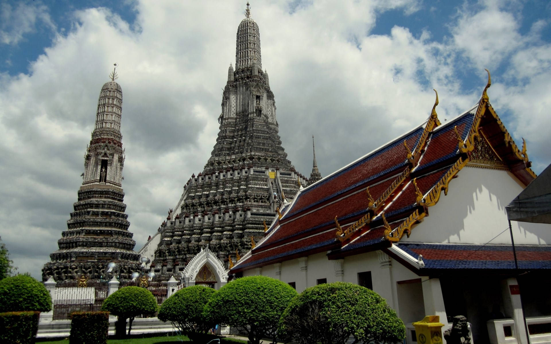 Bangkok Wat Arun Dusky Photography Background