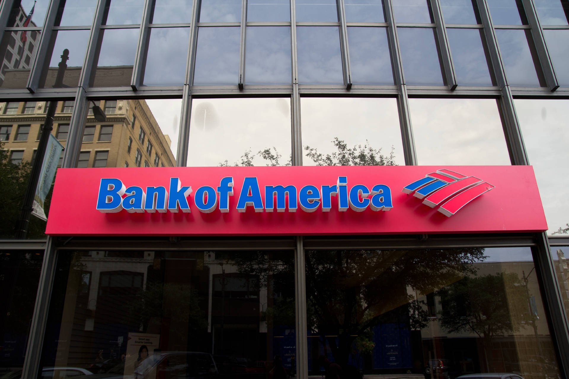 Bank Of America Entrance Signage