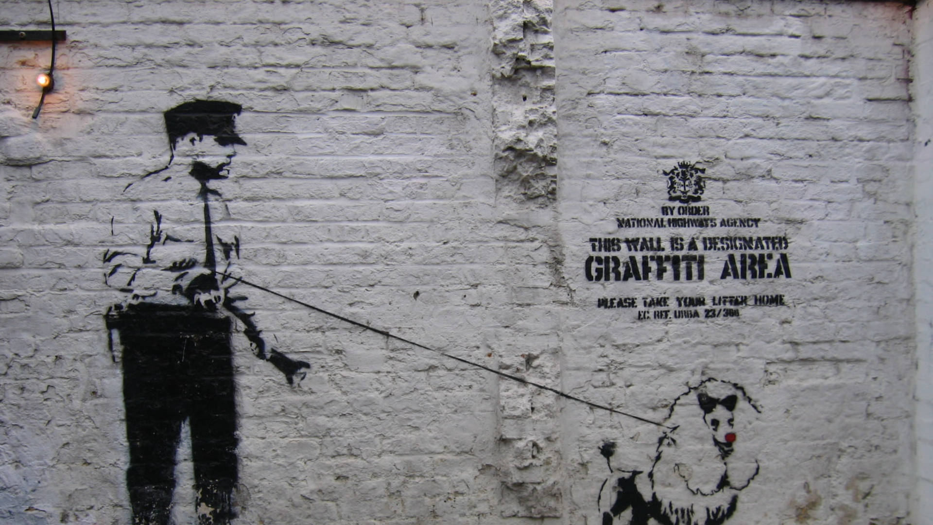 Banksy Designated Graffiti Area