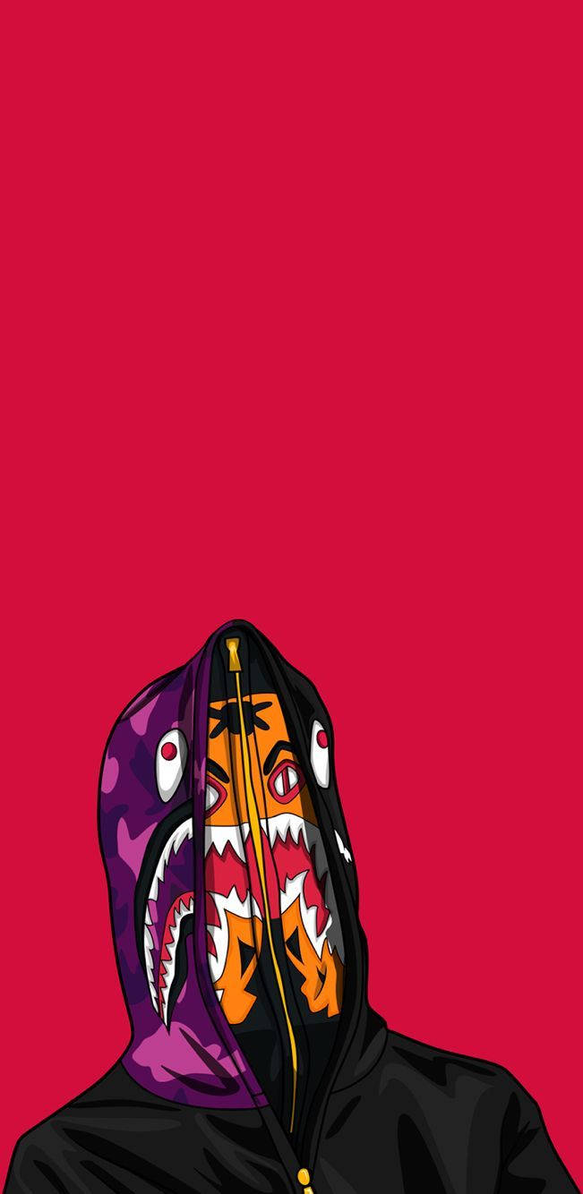 Bape Cartoon Hoodie Background