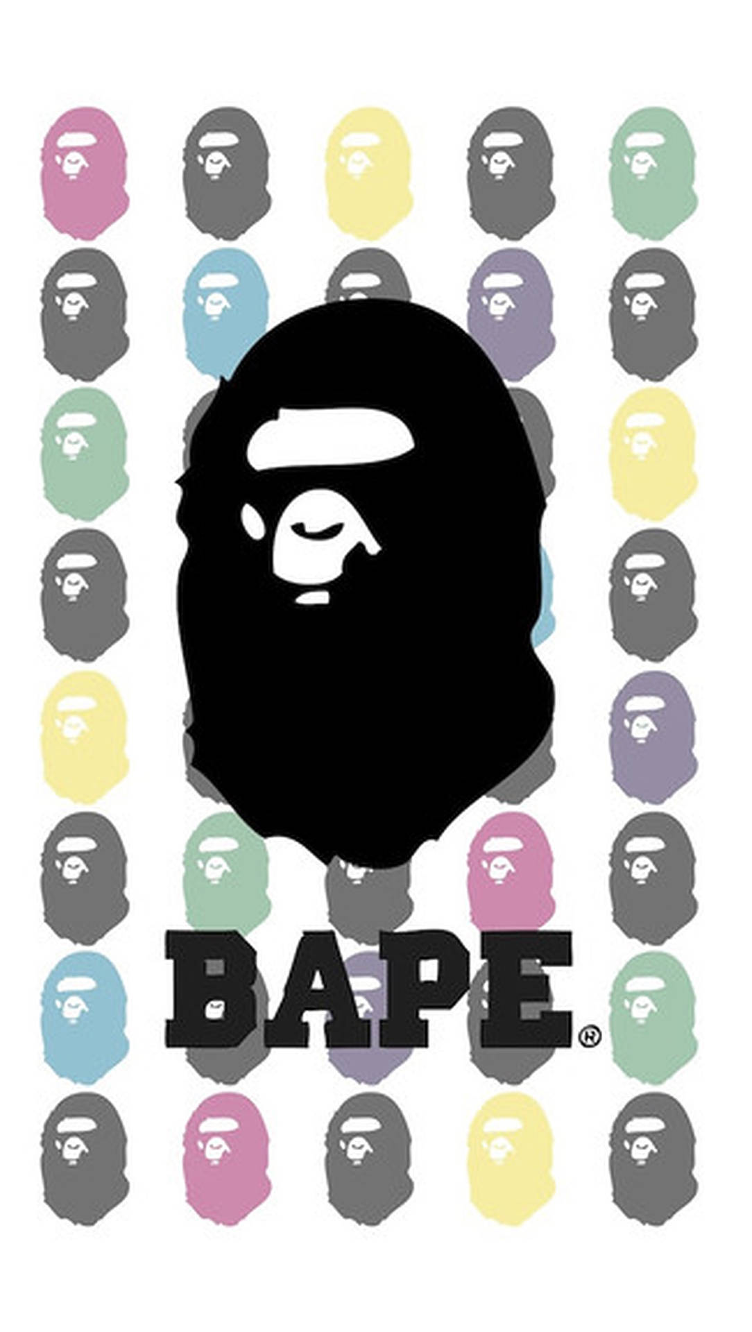Bape Pattern Logo Background