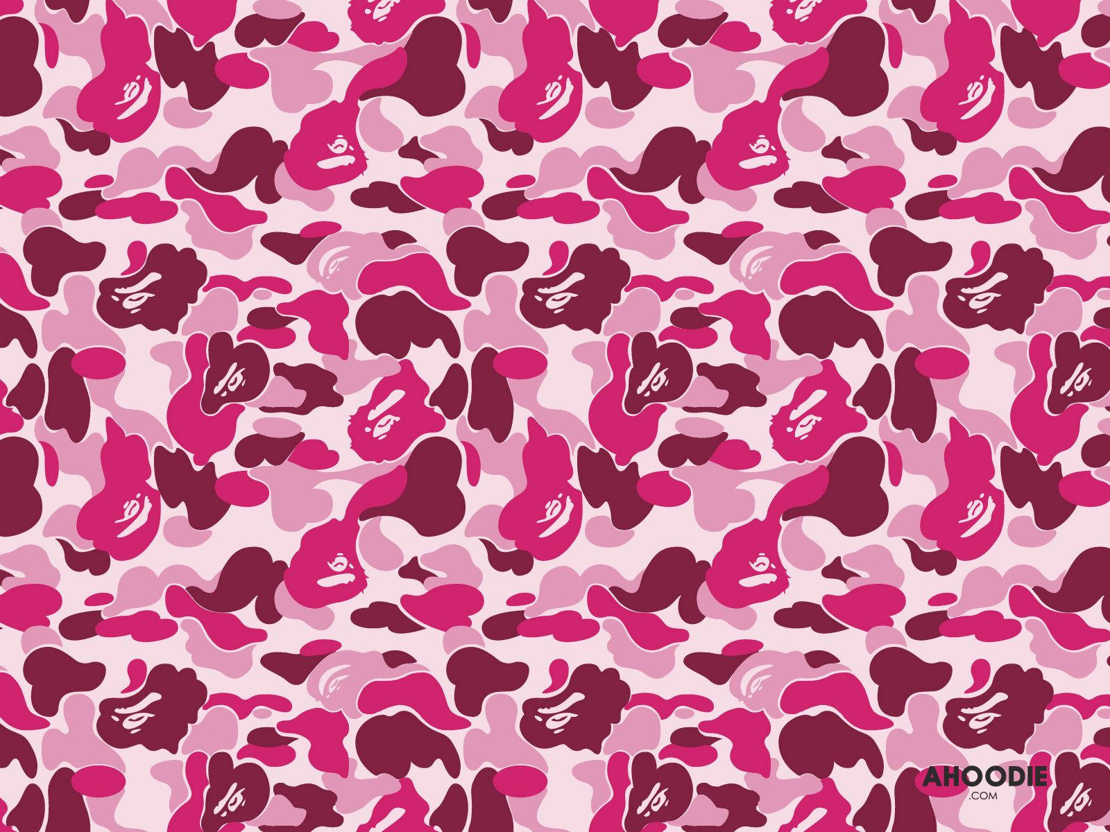 Bape Pink Camo Pattern