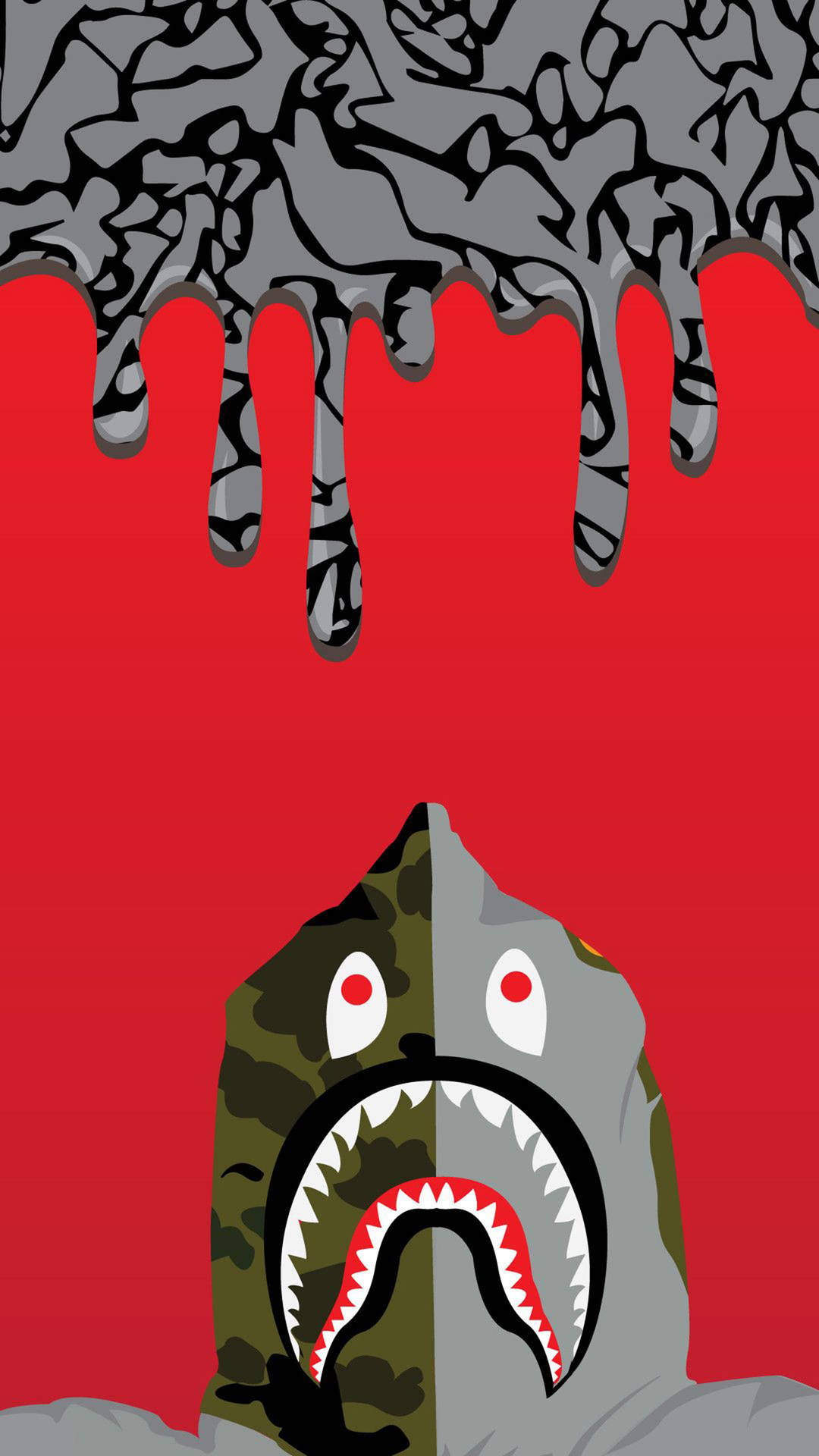 Bape Shark Dope Iphone Background