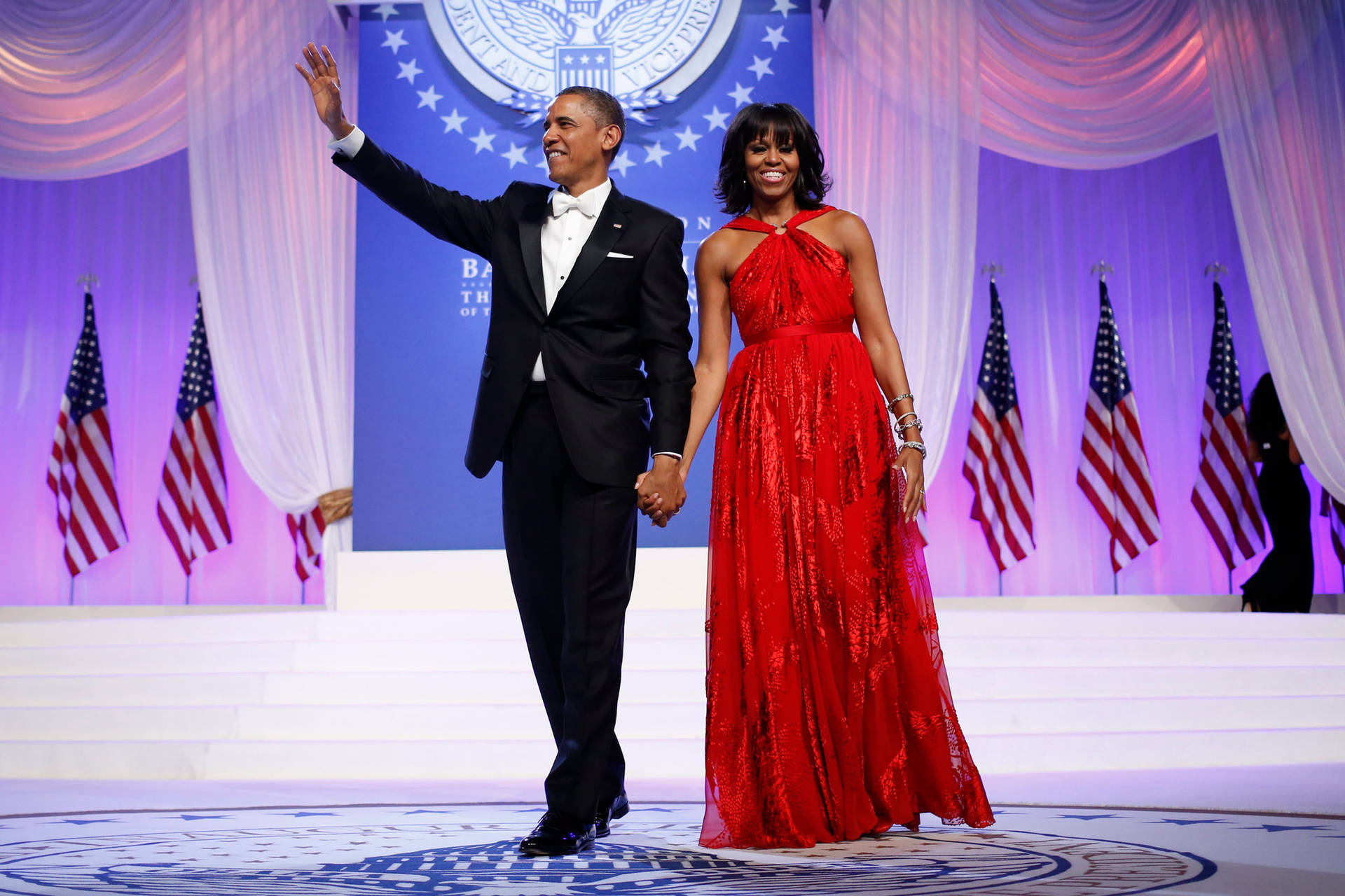 Barack And Michelle Obama 2013 Inauguration Background