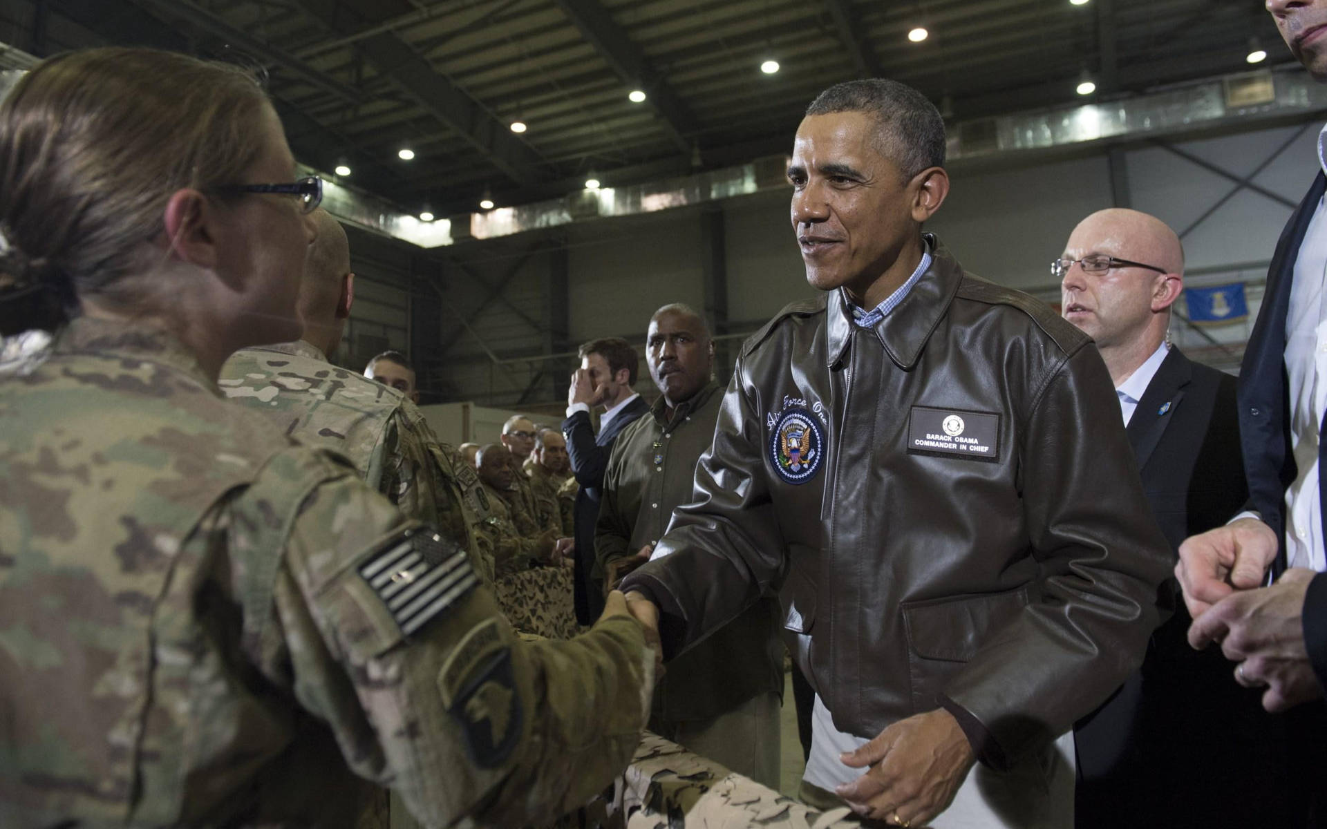 Barack Obama Commander In Chief Background