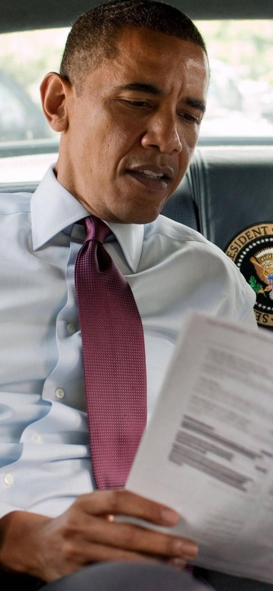 Barack Obama Deep Reading Background