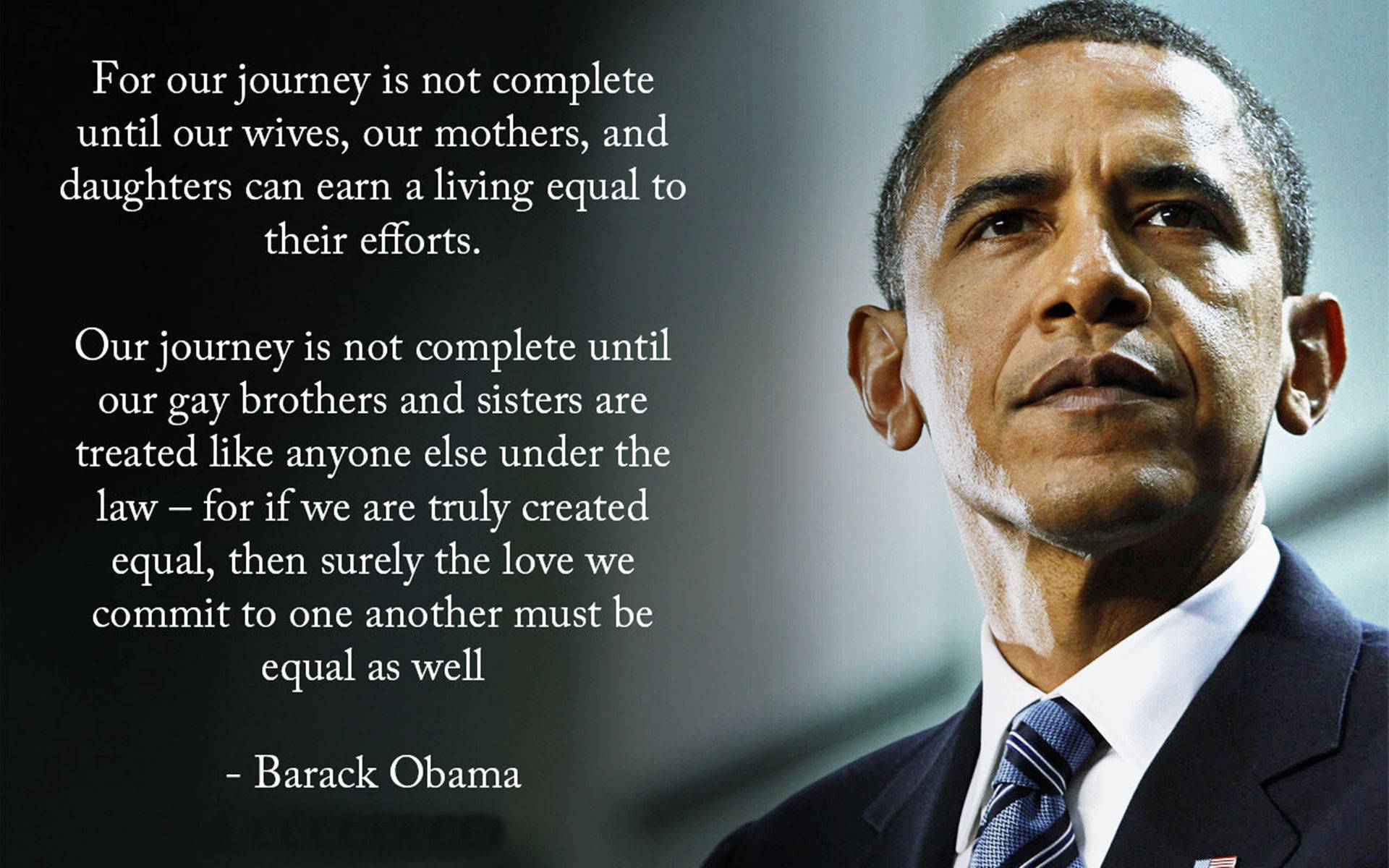 Barack Obama Quote From Speech Background