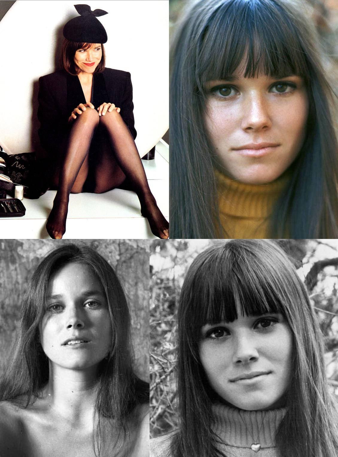 Barbara Hershey Aesthetic Collage Background