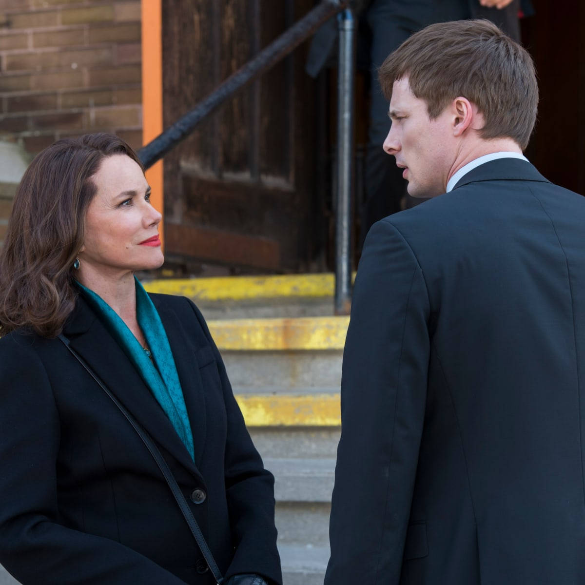 Barbara Hershey With Bradley James Background