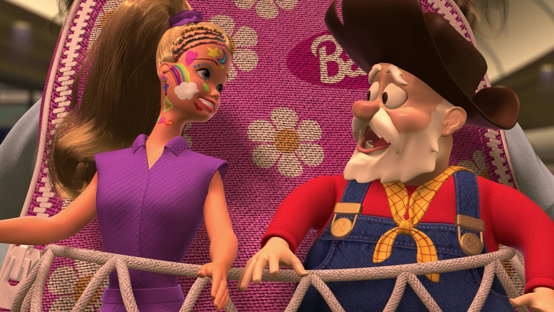 Barbie And Stinky Pete Toy Story 2 Background
