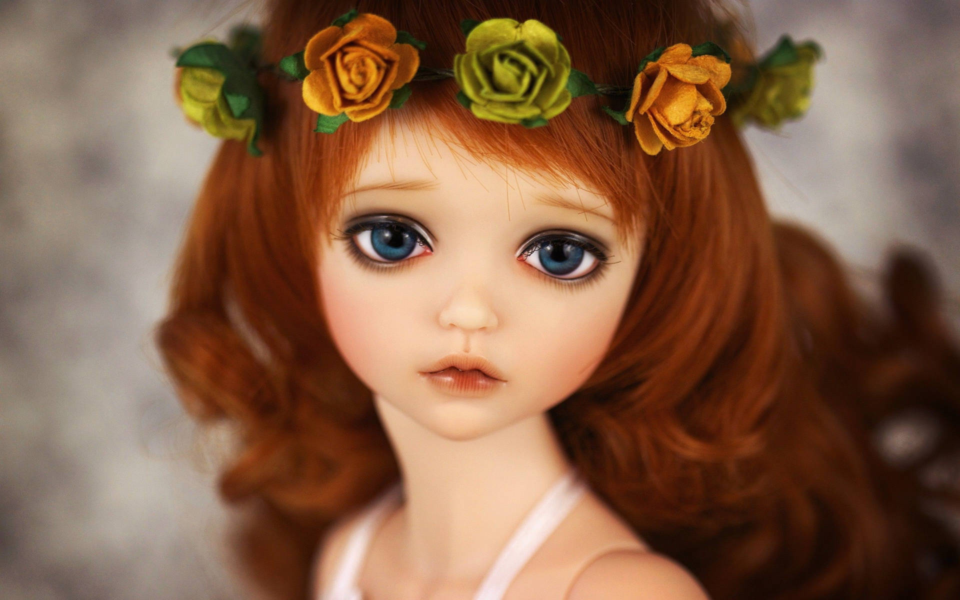 Barbie Doll Flower Crown Background