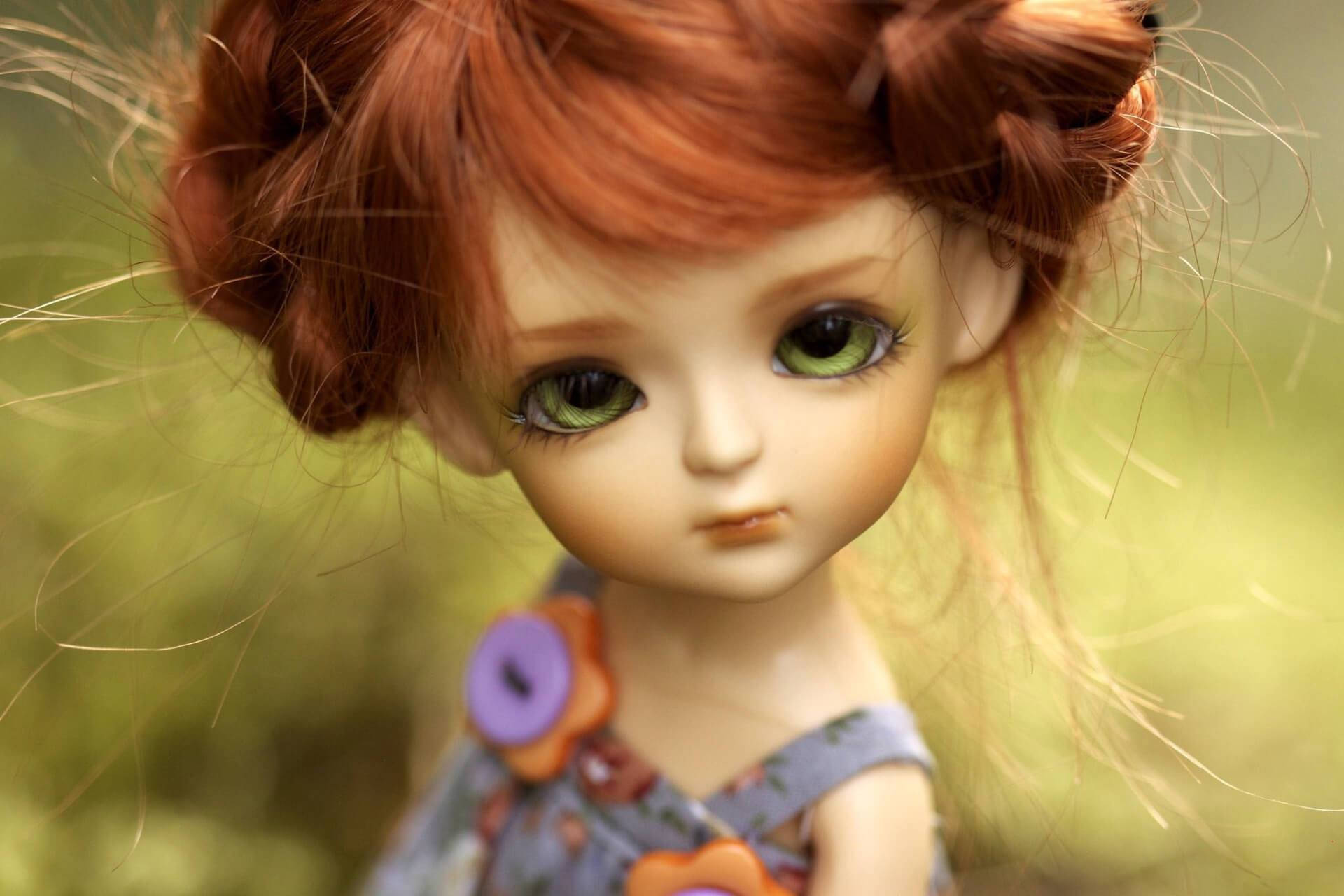 Barbie Doll In Dutch Braid Bun Background