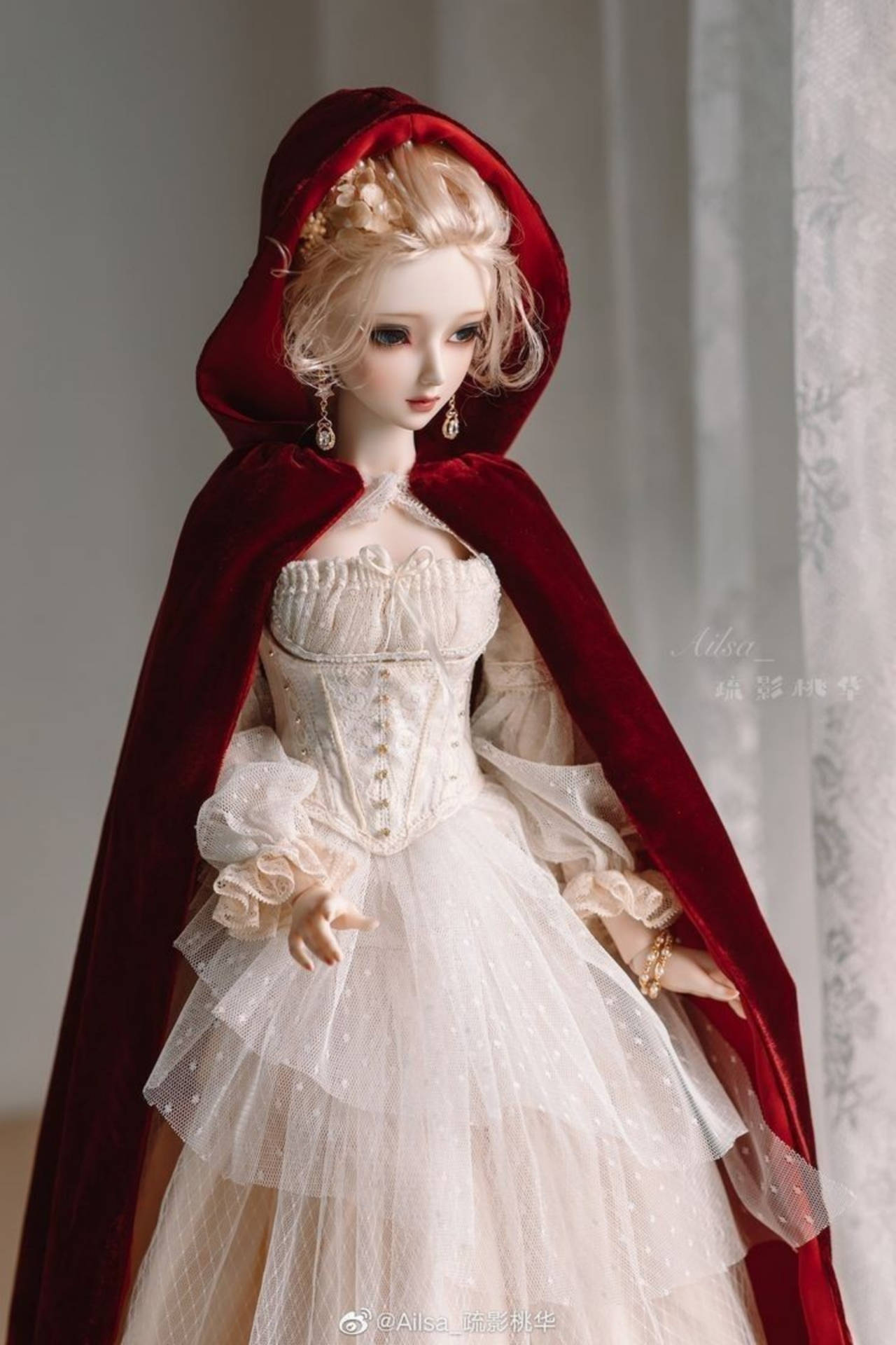 Barbie Doll In Velvet Cloak