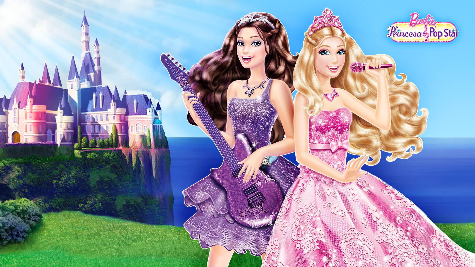 Barbie In The Amazing Role Of Princess And The Popstar! Background