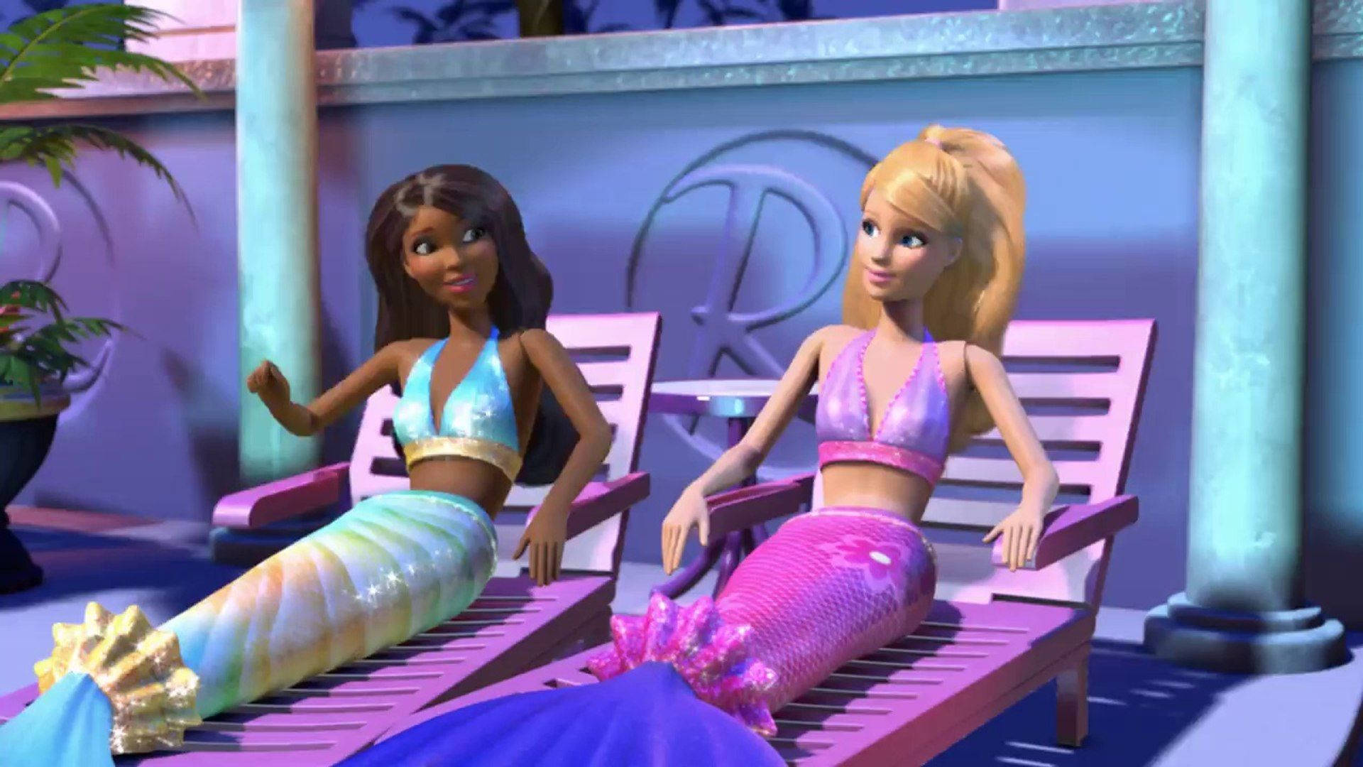 Barbie Mermaids Sunbathing