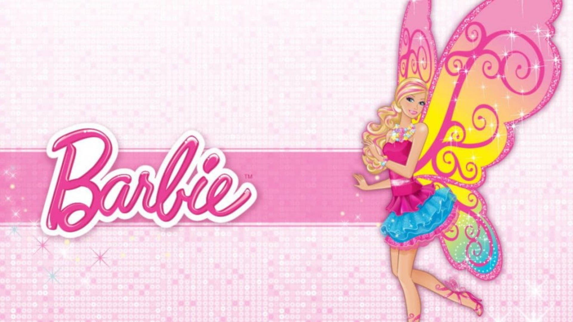 Barbie Pink Fairy Background