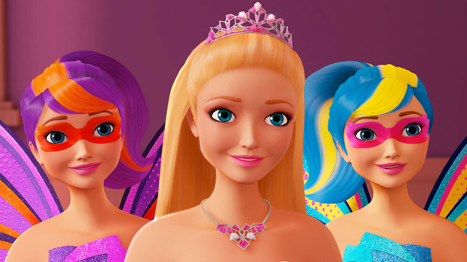 Barbie Princess Power - The Elegant Transformation Background