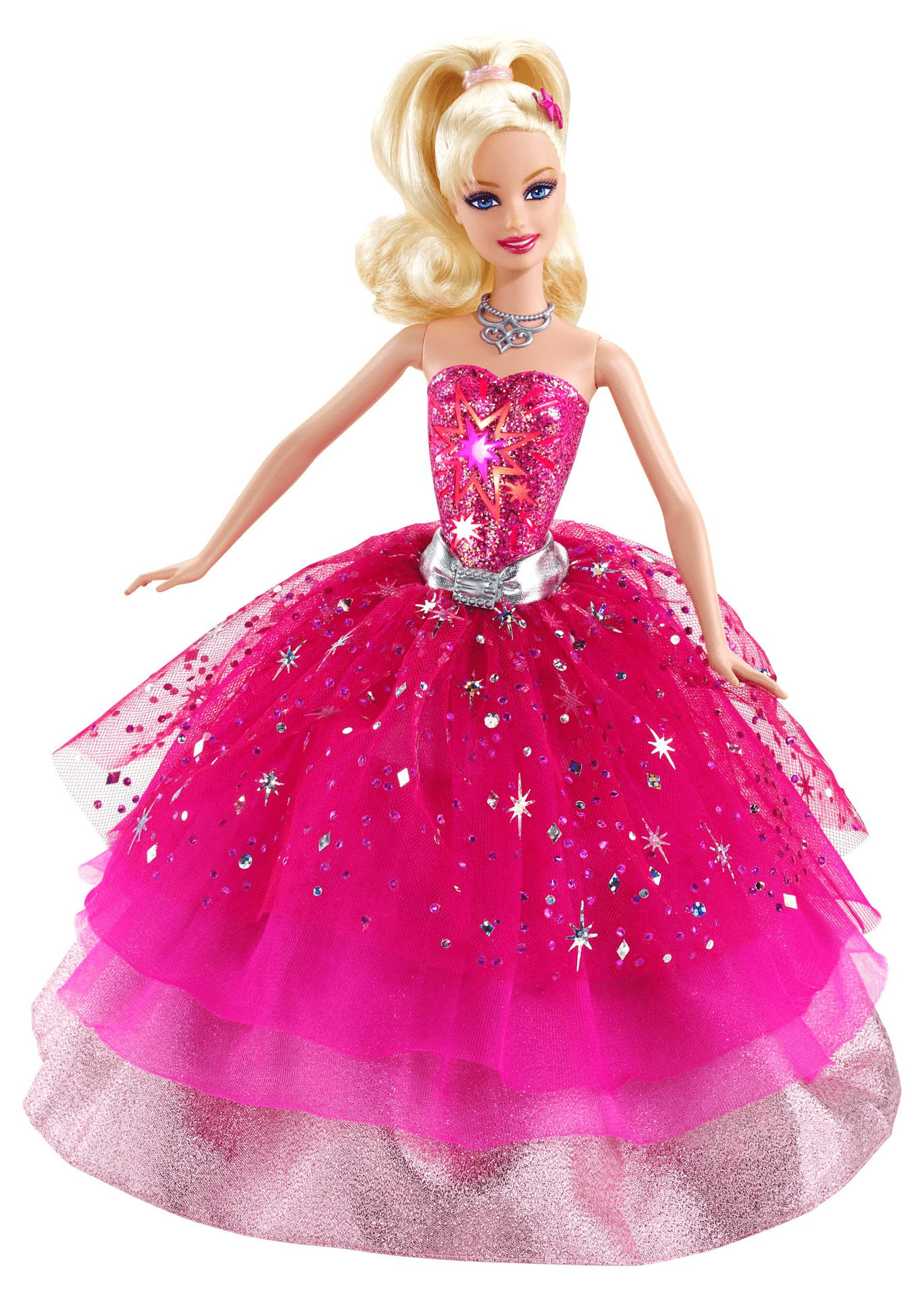 Barbie Princess Tori Doll Sparkly Gown Background