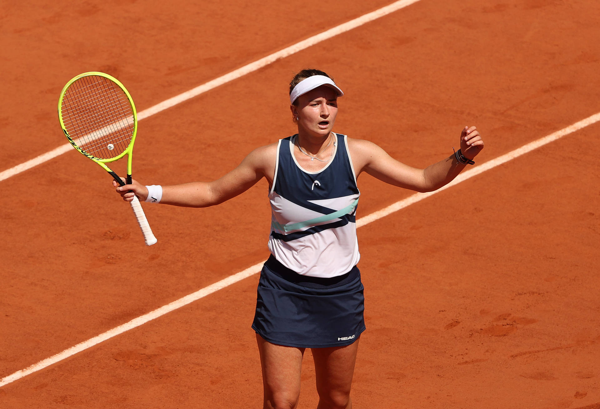 Barbora Krejcikova In Field Background