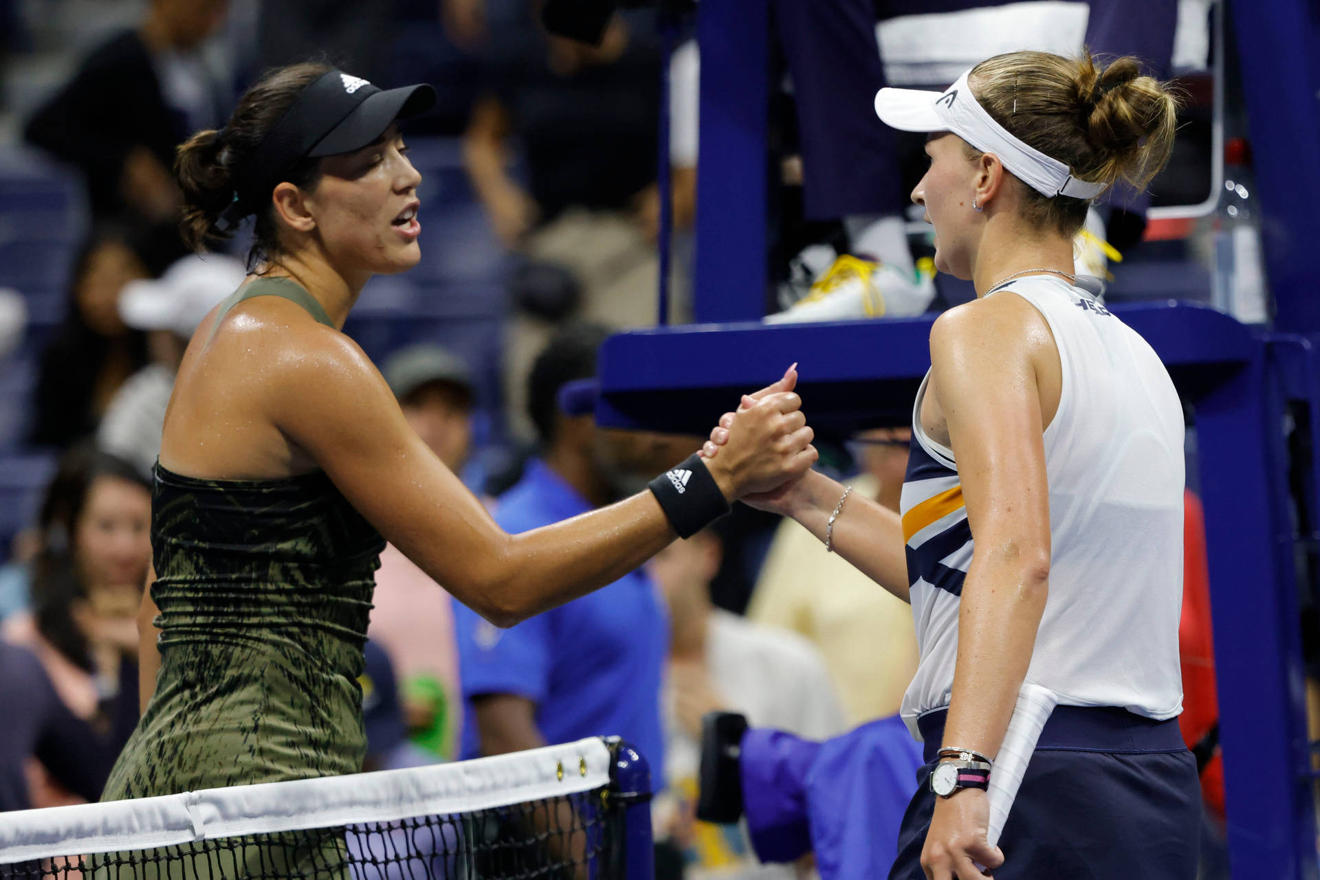 Barbora Krejcikova With Garbiñe Muguruza