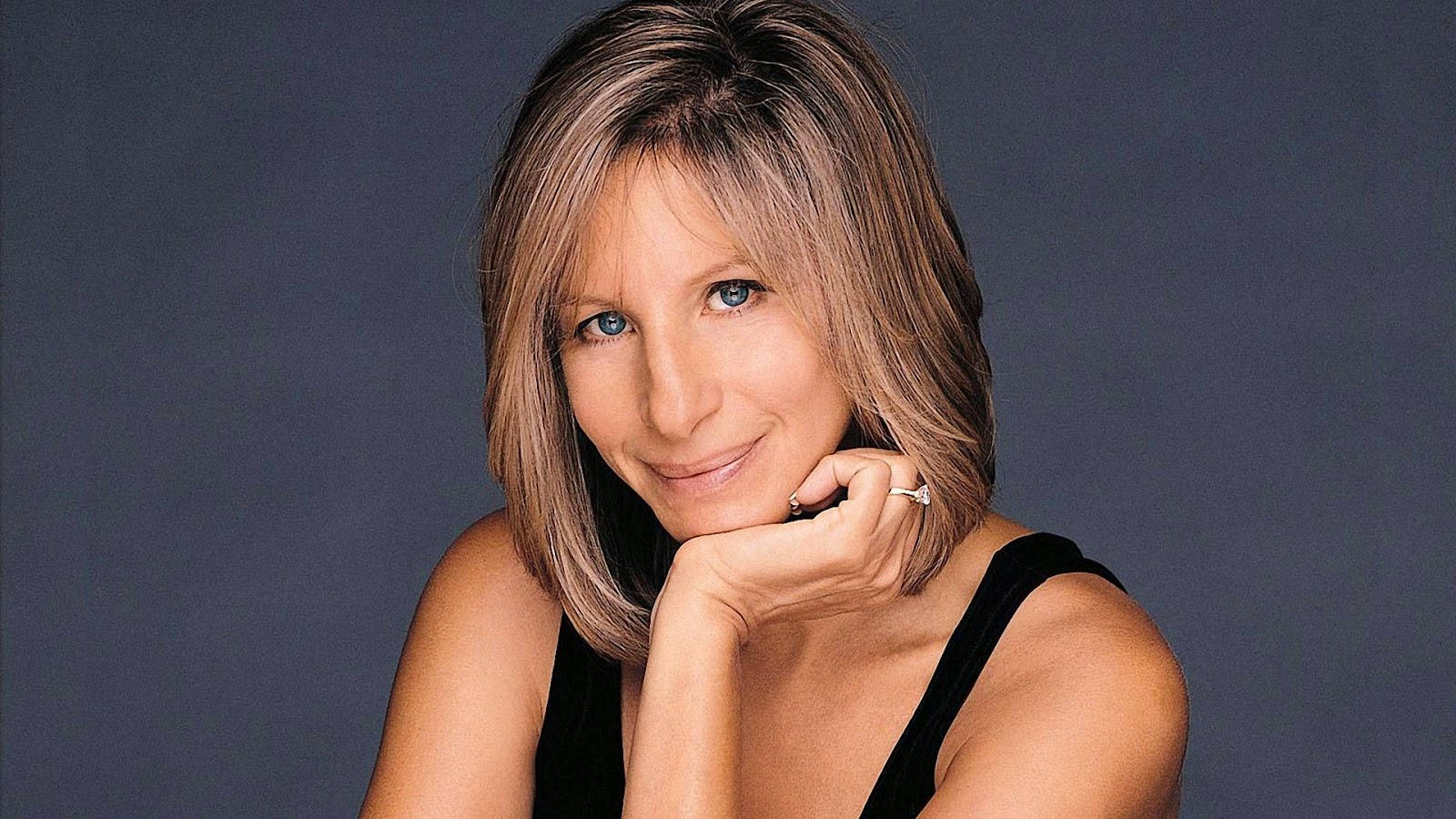 Barbra Streisand Simple Portrait By Firooz Zahedi