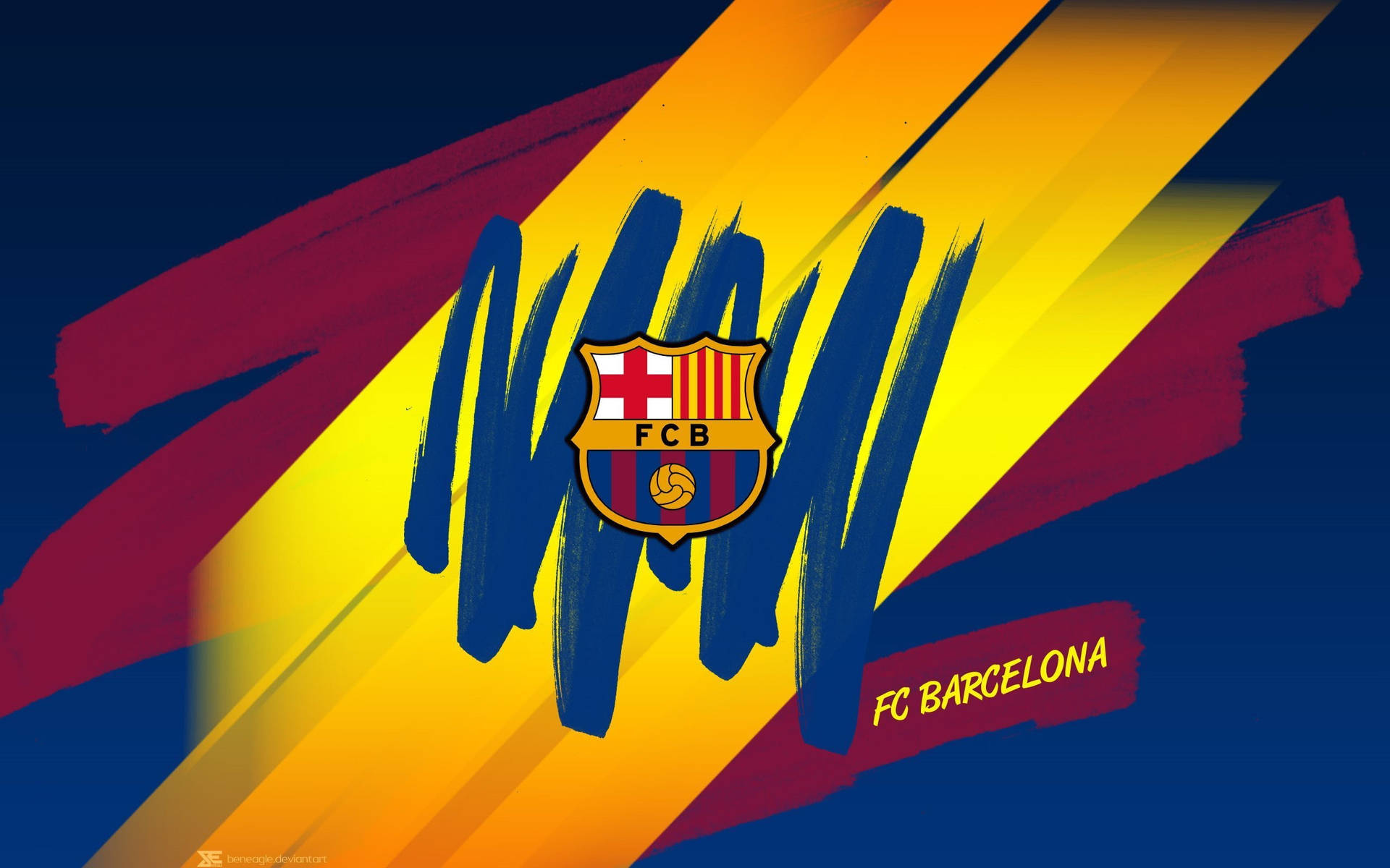 Barcelona Fc Logo Marker Textures Background