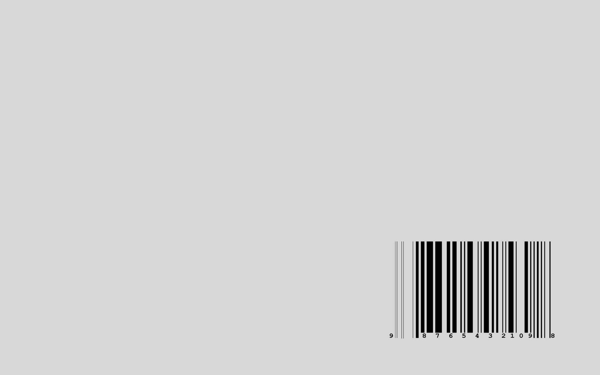 Barcode Minimal Aesthetic Desktop Background