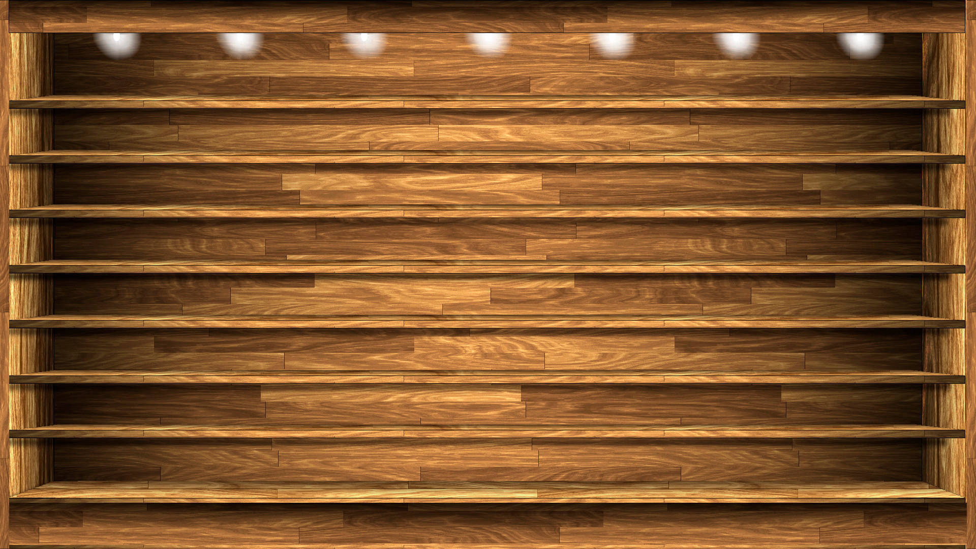 Bare Wooden Shelves Background