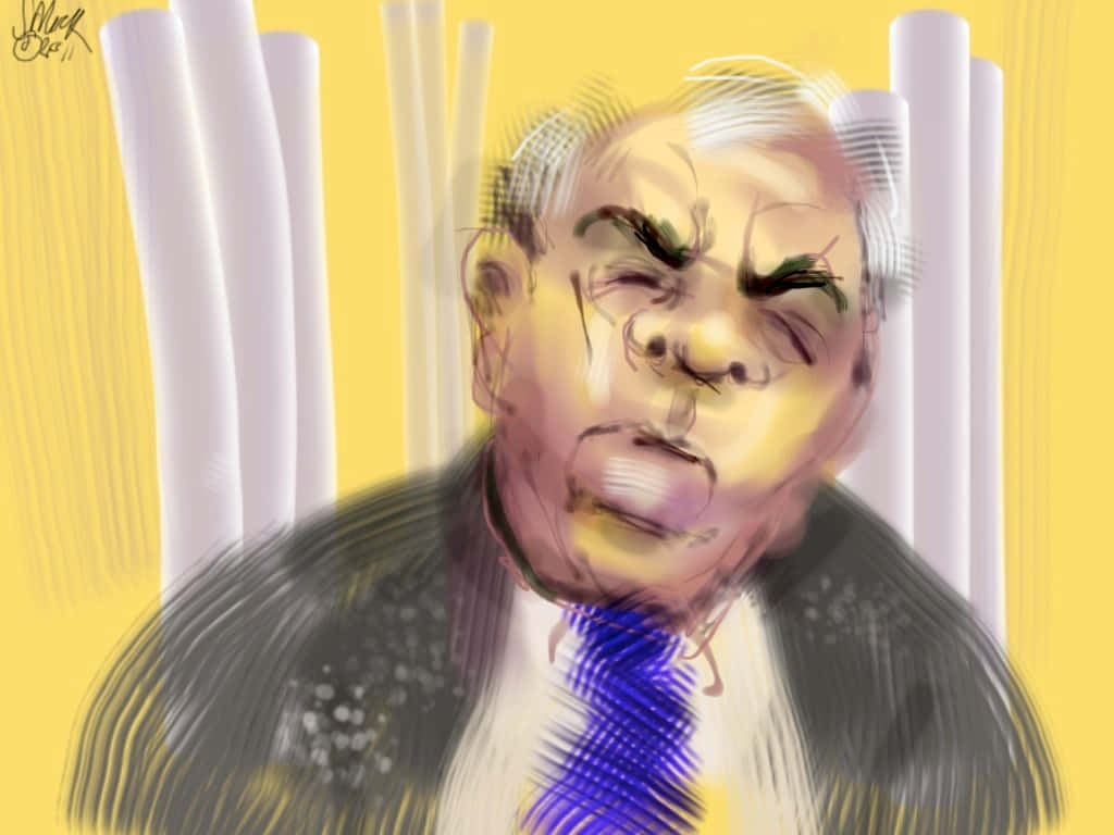 Barney Frank Digital Paint Art