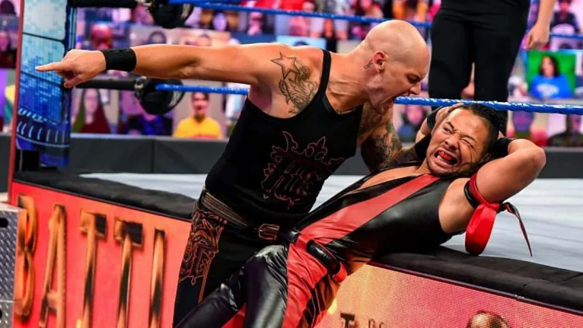 Baron Corbin And Ricochet Background