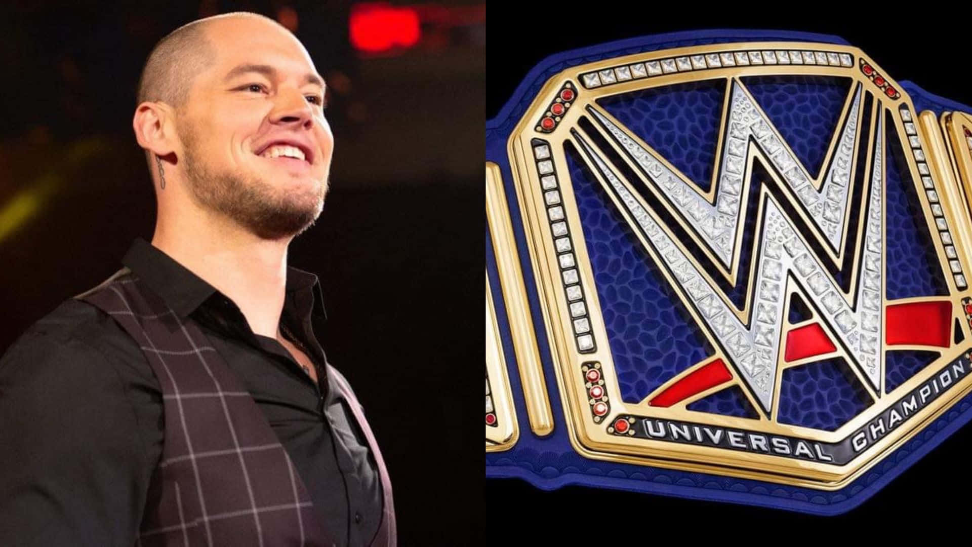 Baron Corbin And Wwe Championship Belt Background